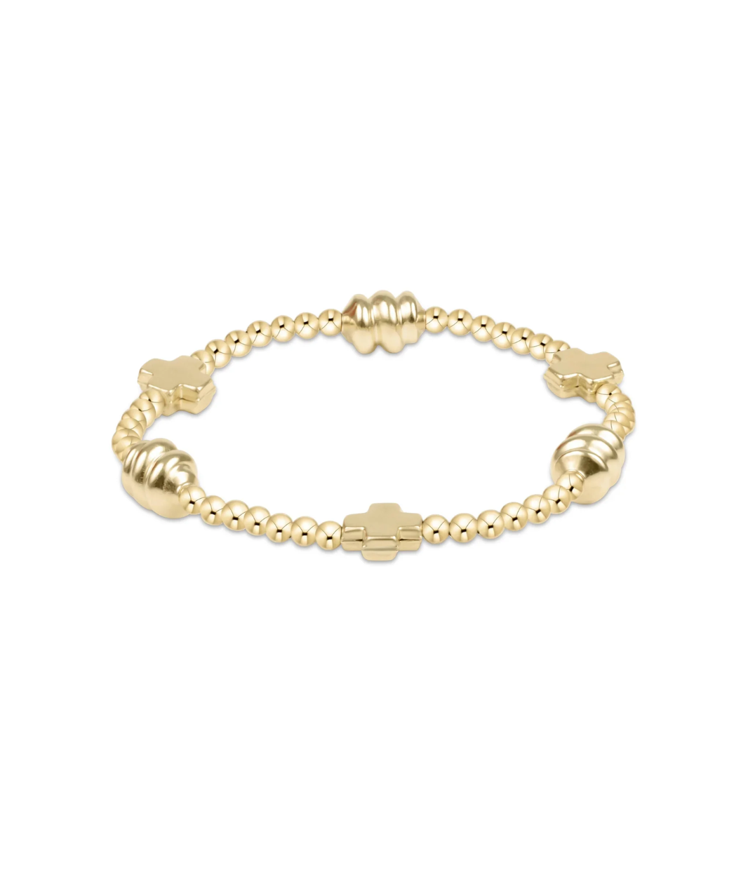 enewton Signature Cross Admire 3mm Gold Bracelet