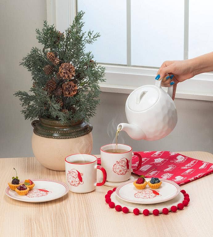 Vintage Santa Plate