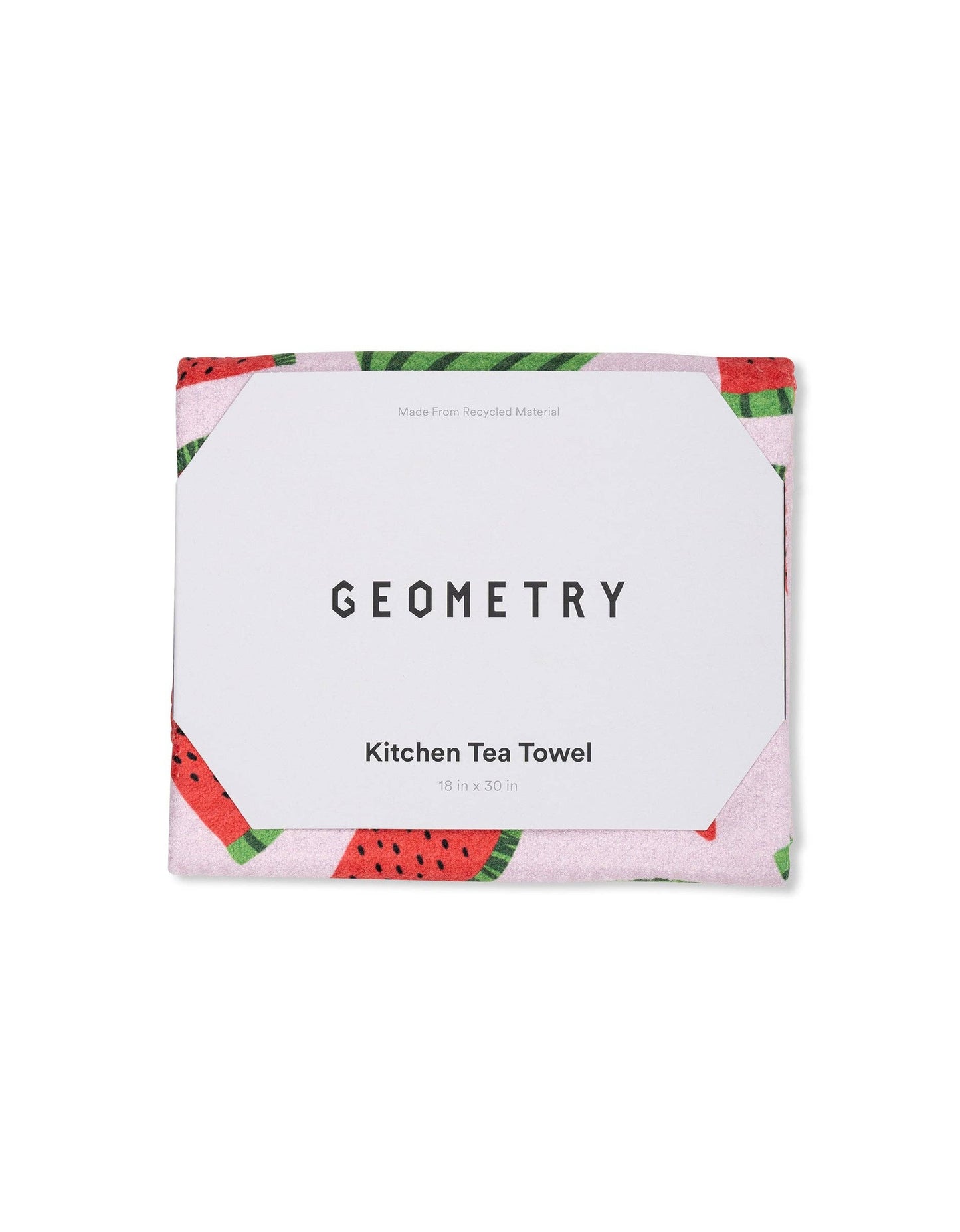 Geometry Sweet Watermelon Kitchen Tea Towel