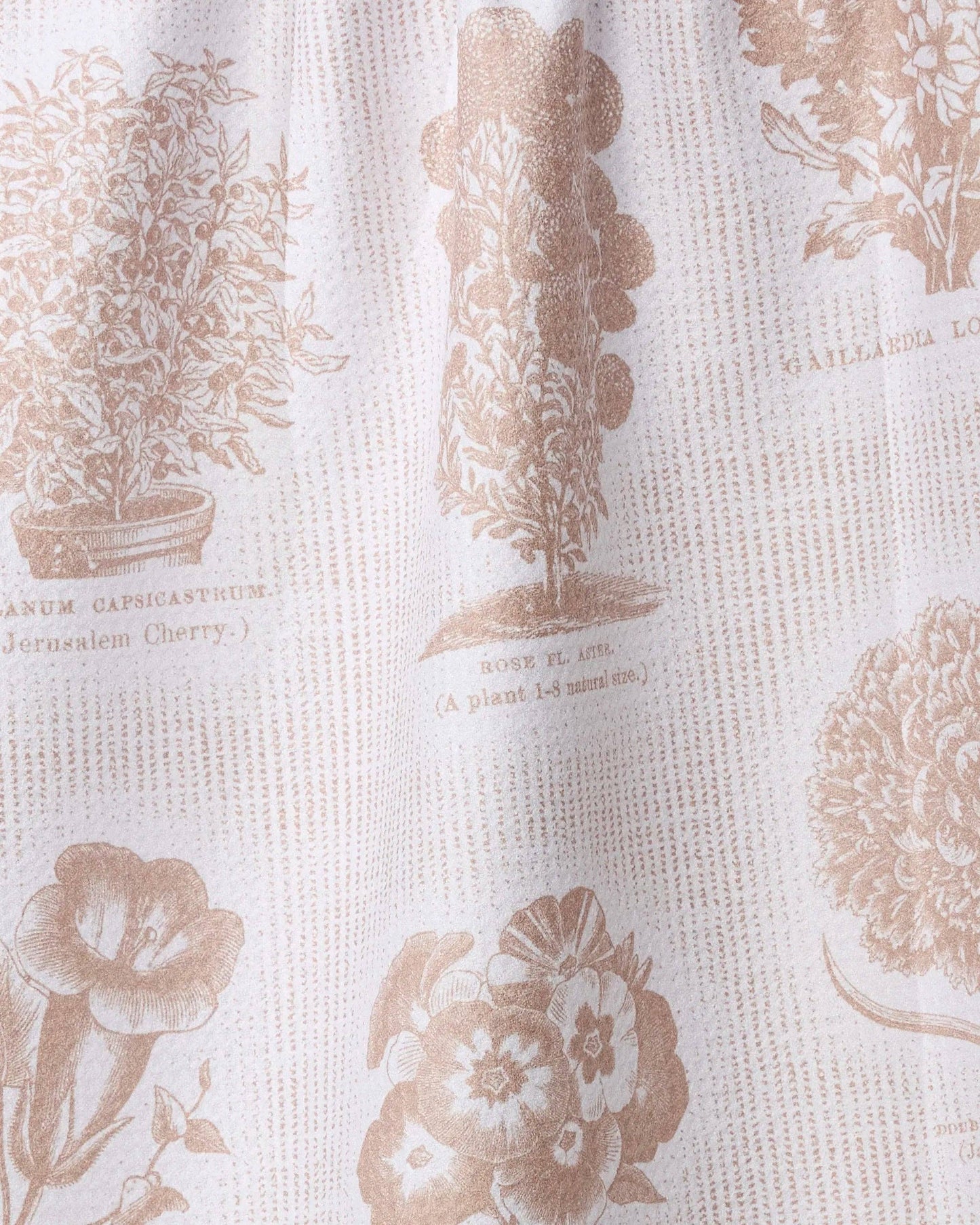 Geometry Floral Glossary Tea Towel