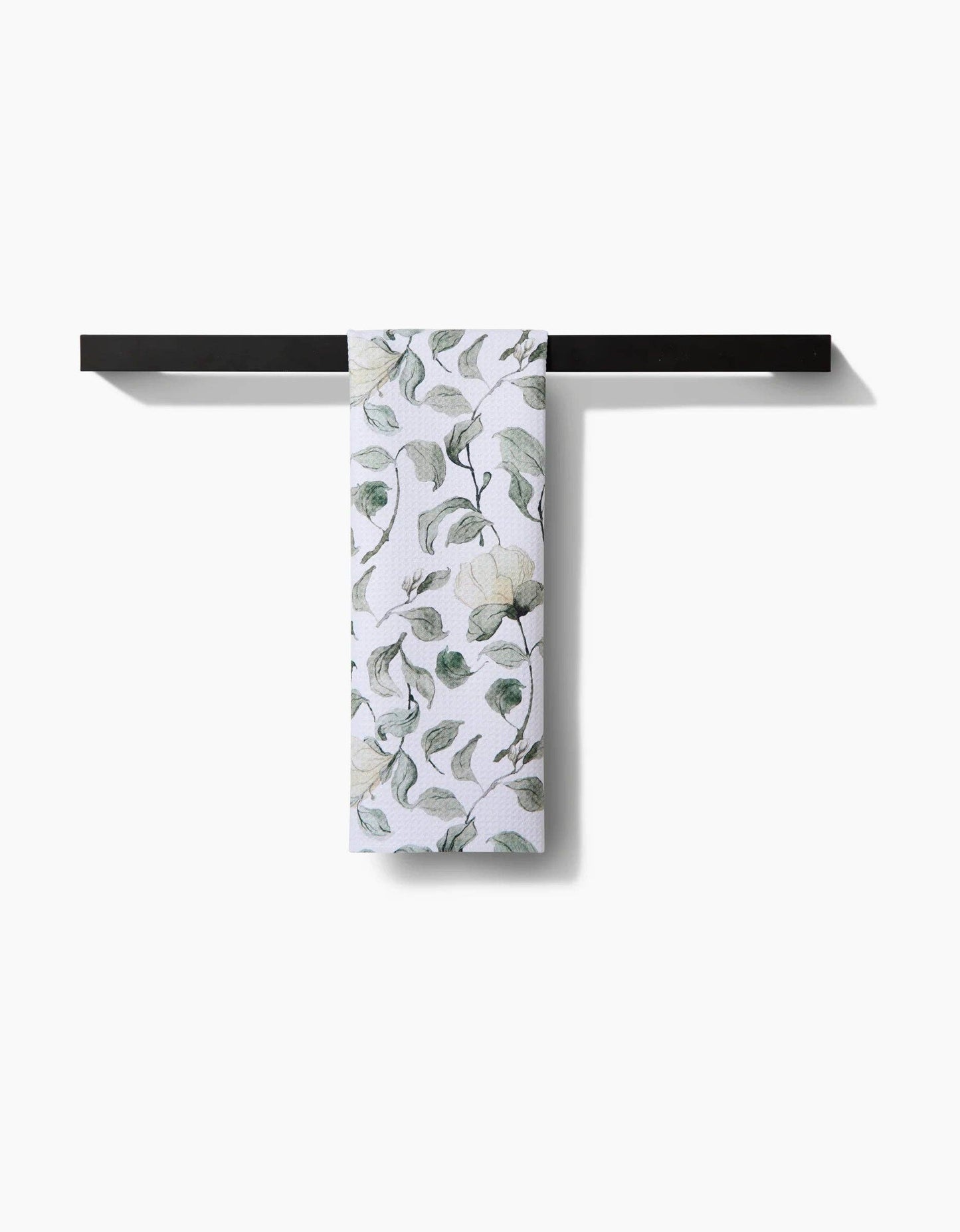 Geometry Spring Floral Blossoms Tea Towel