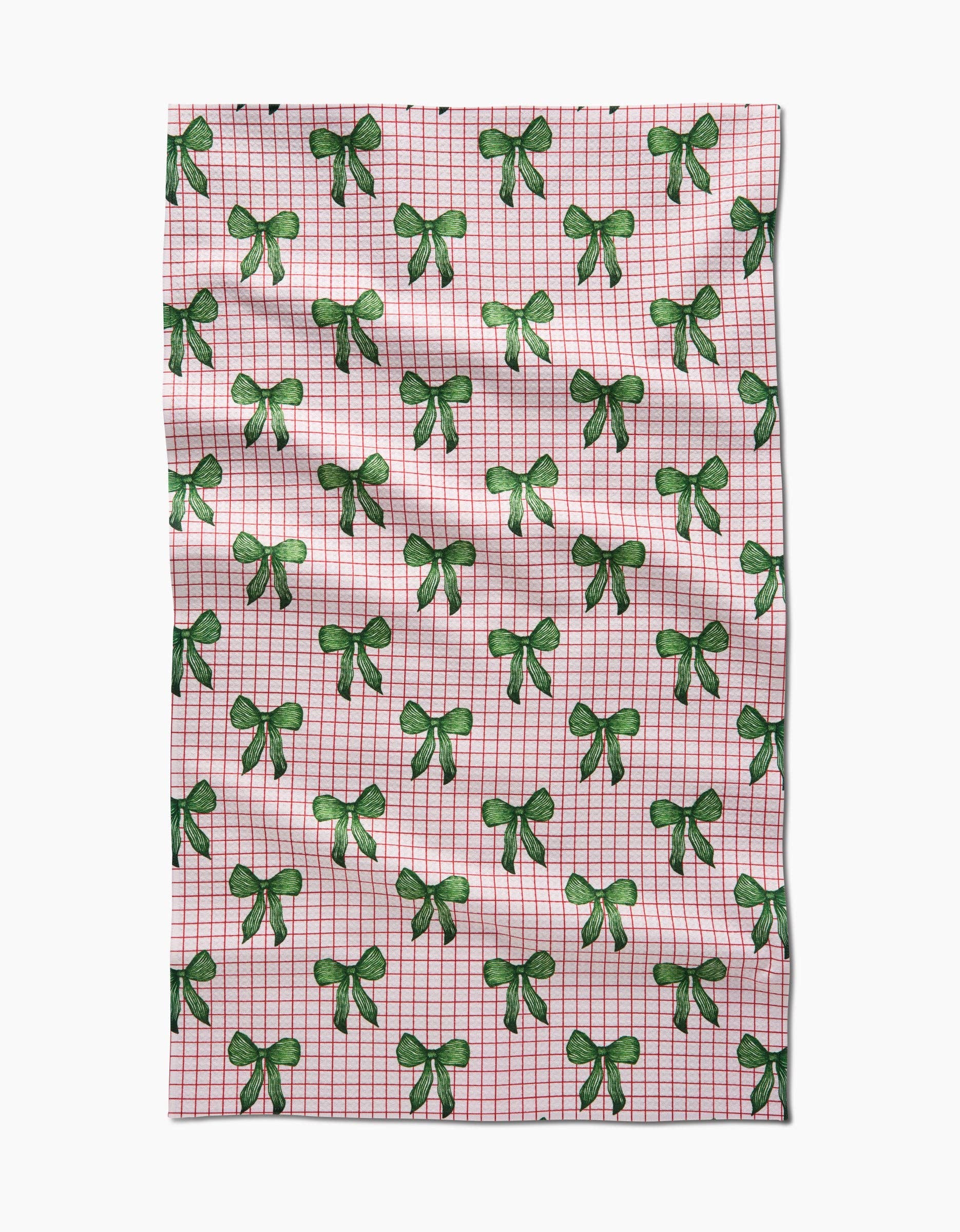 Geometry Ribbon And Cheer Tea Towel