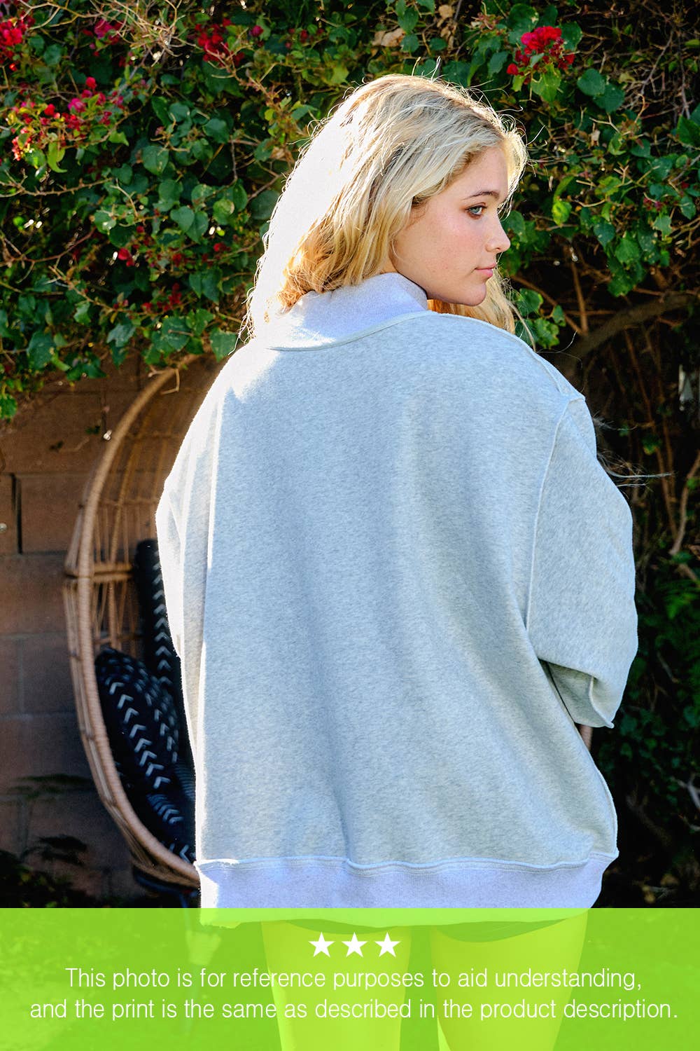 Indiana Reversible Mock Neck Sweatshirt