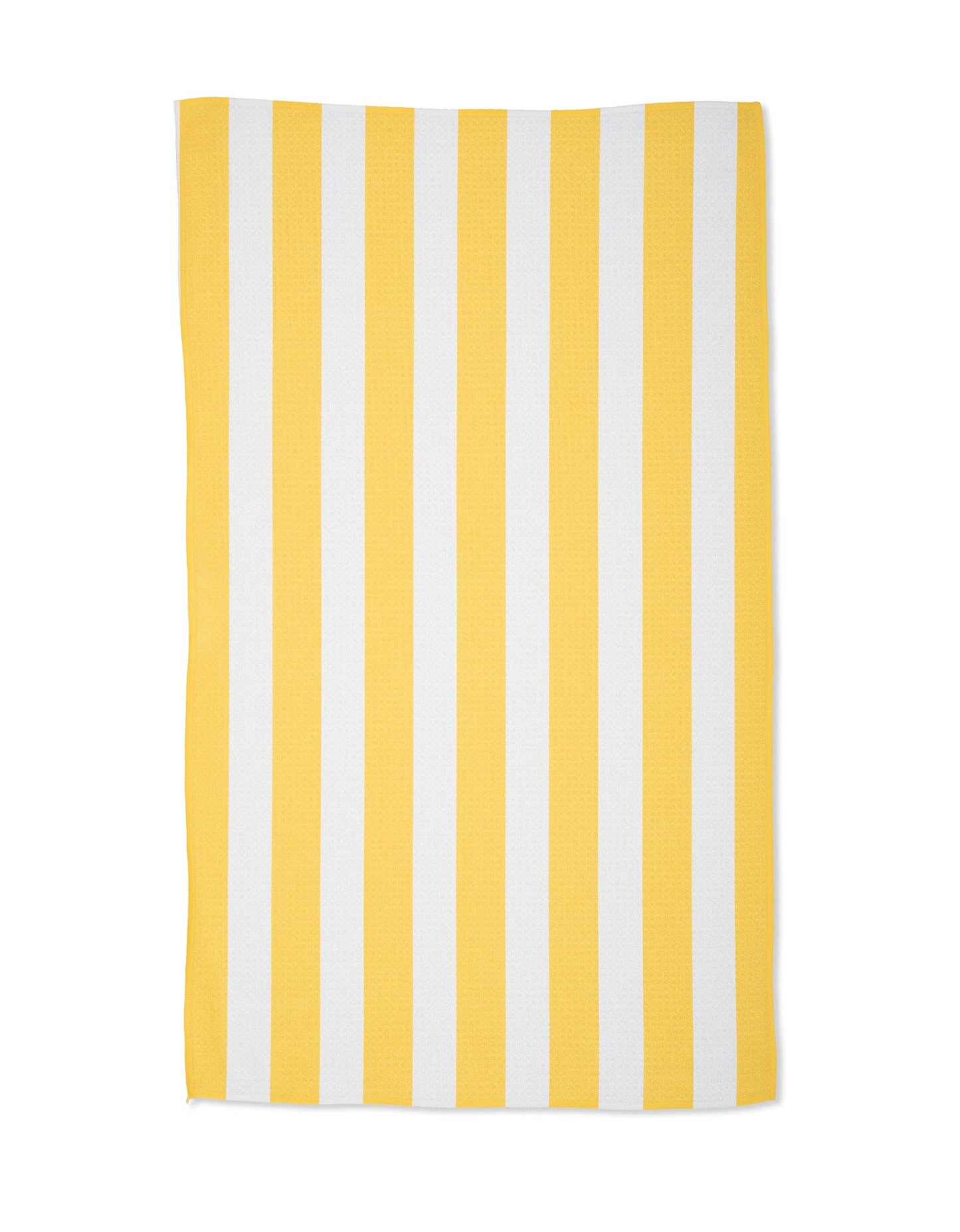 Geometry Summer Bold Yellow Tea Towel