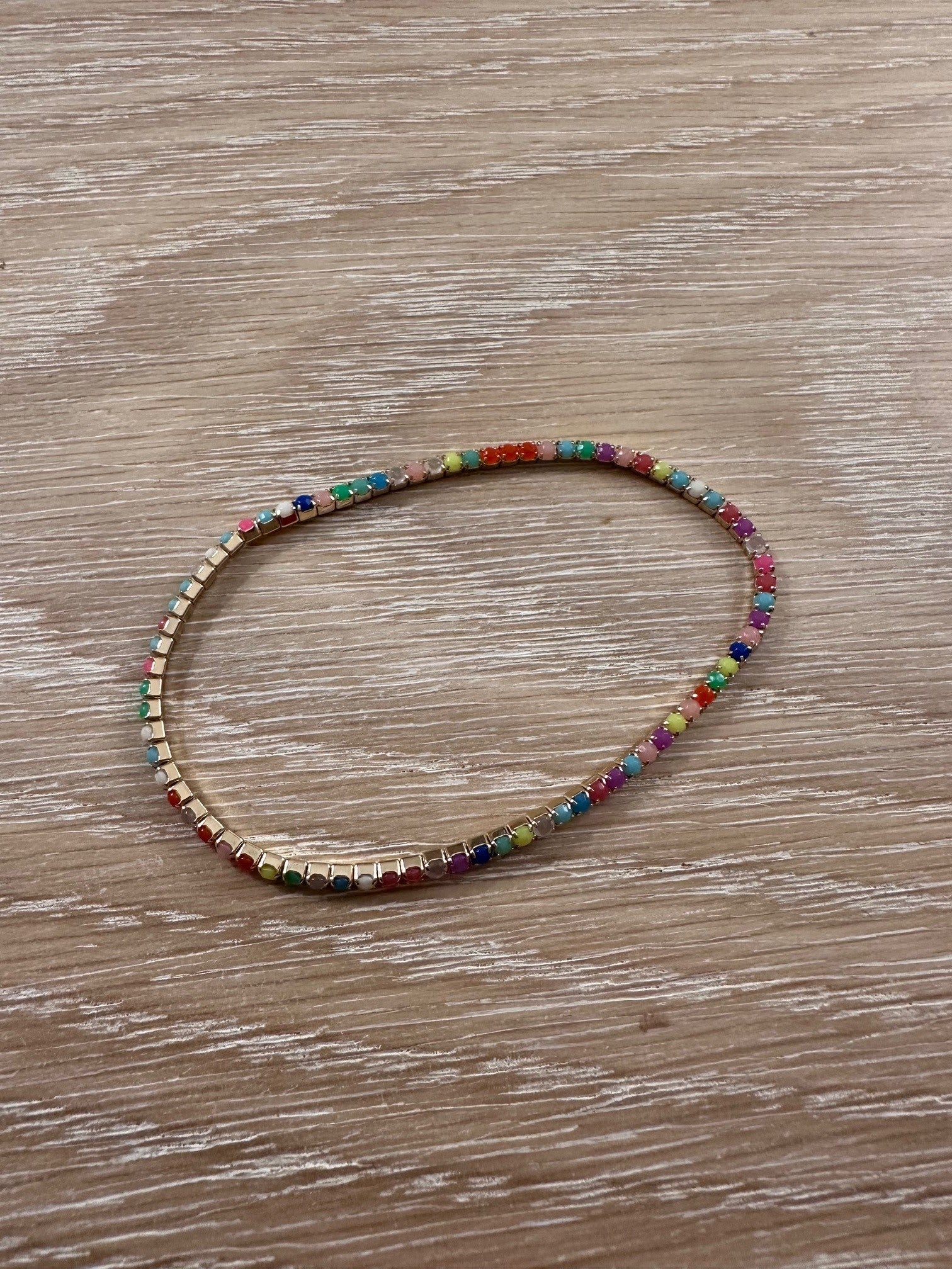 Spring Stretch Bead Bracelet Stack