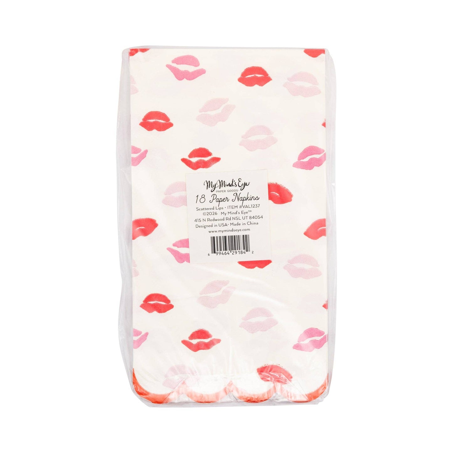 Scattered Lips Paper Dinner Napkins