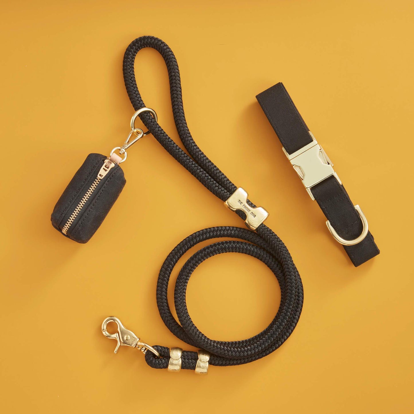 The Foggy Dog Onyx Collar