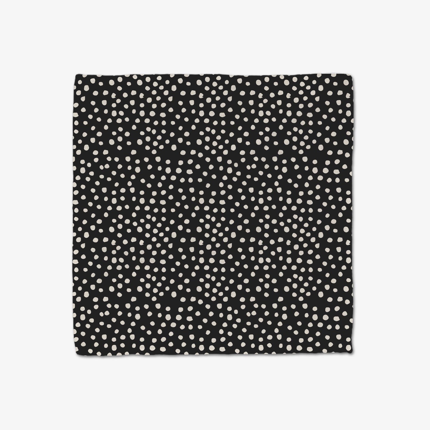 Geometry Dotty Black Luxe Washcloth Set