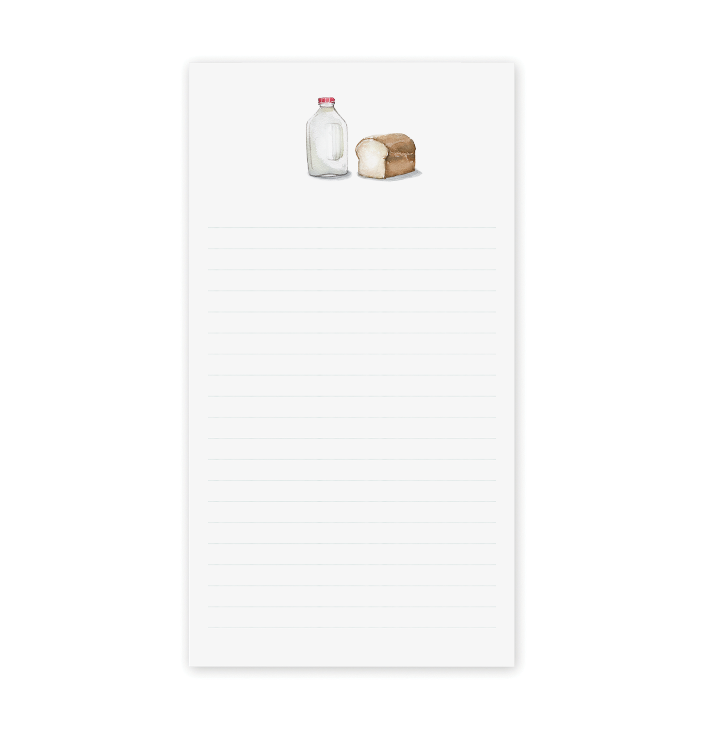 Milk And Bread Lined Notepad
