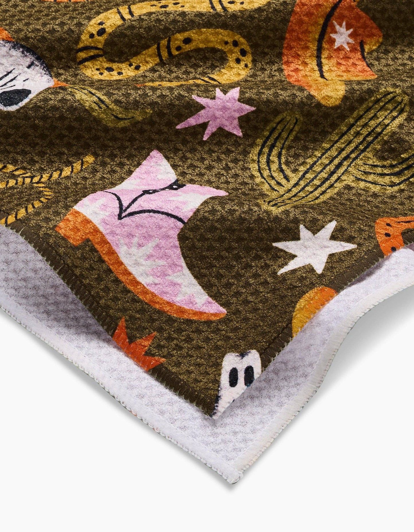 Geometry Wild Cowboy Tea Towel