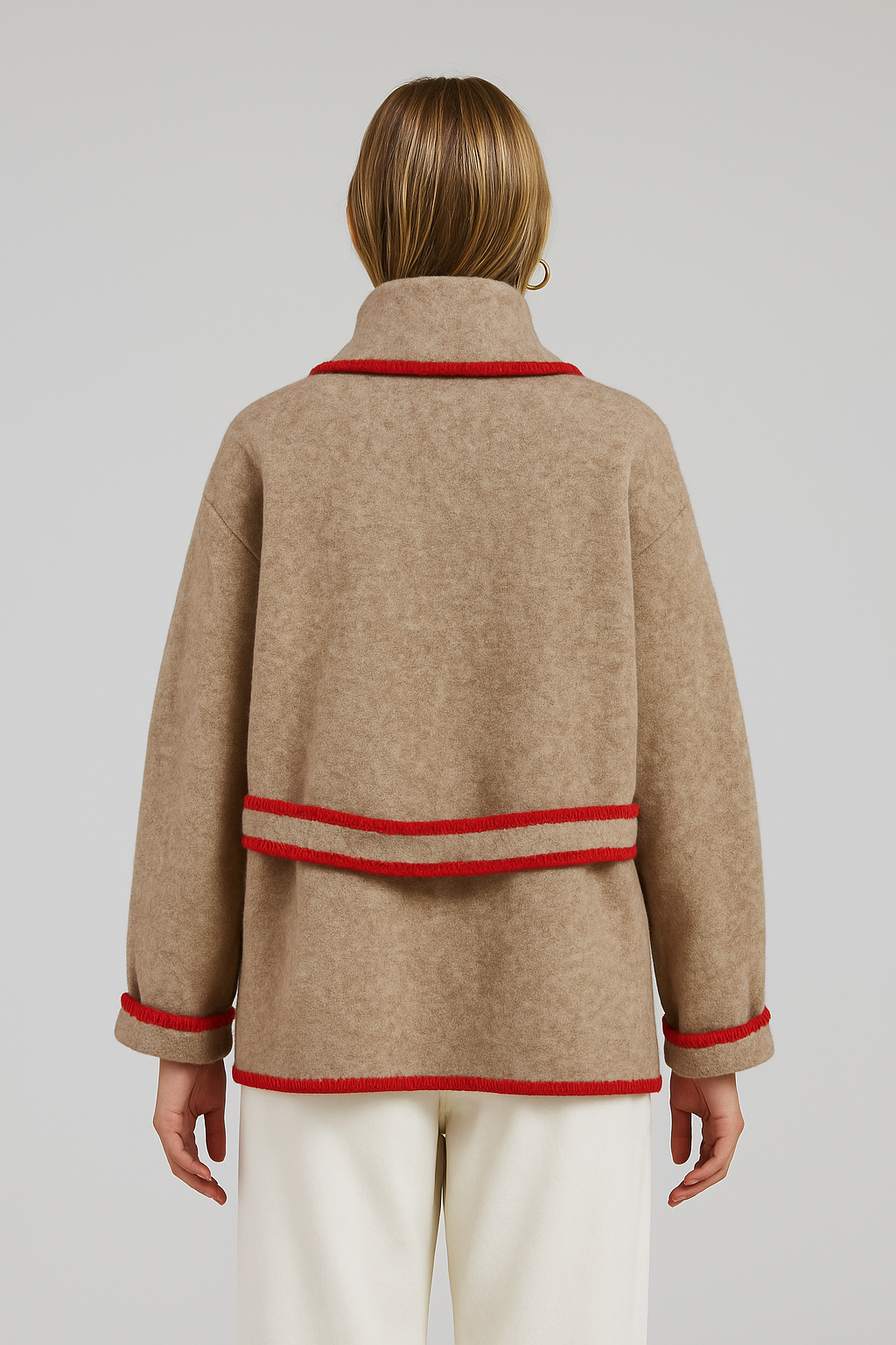 WhipStitch Cardigan with Belt