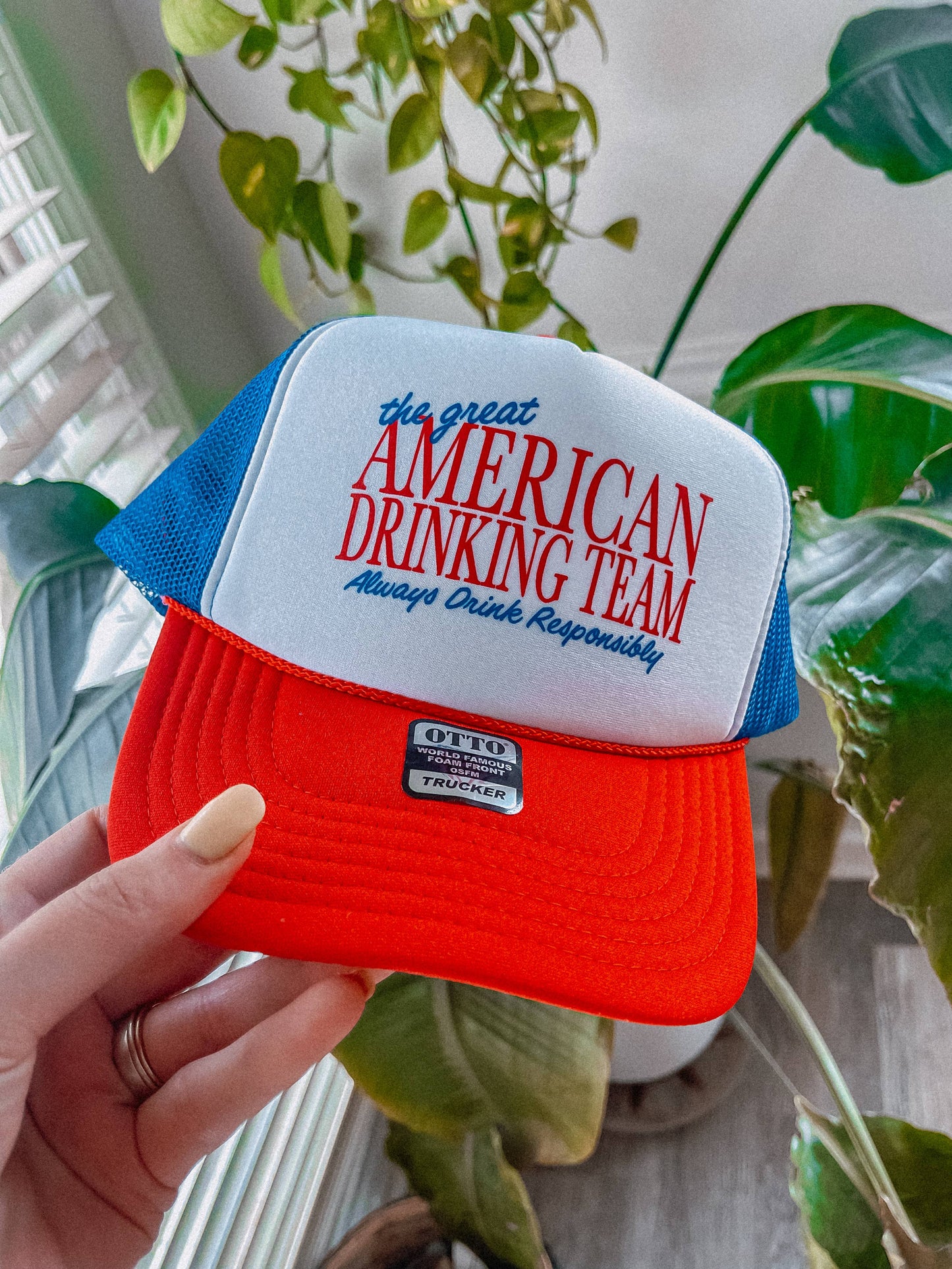 Summer Drinking Team Trucker Hat