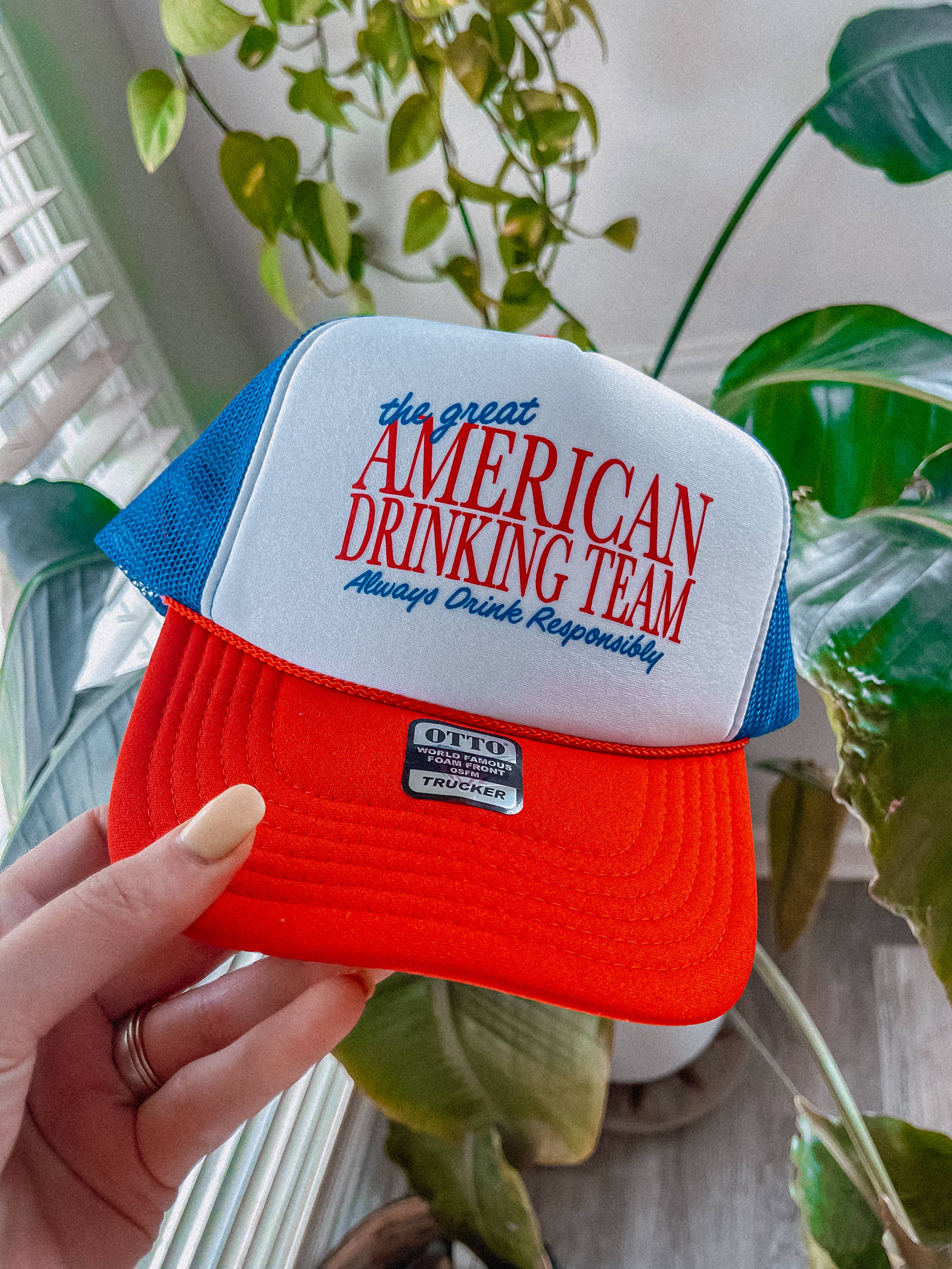 Summer Drinking Team Trucker Hat