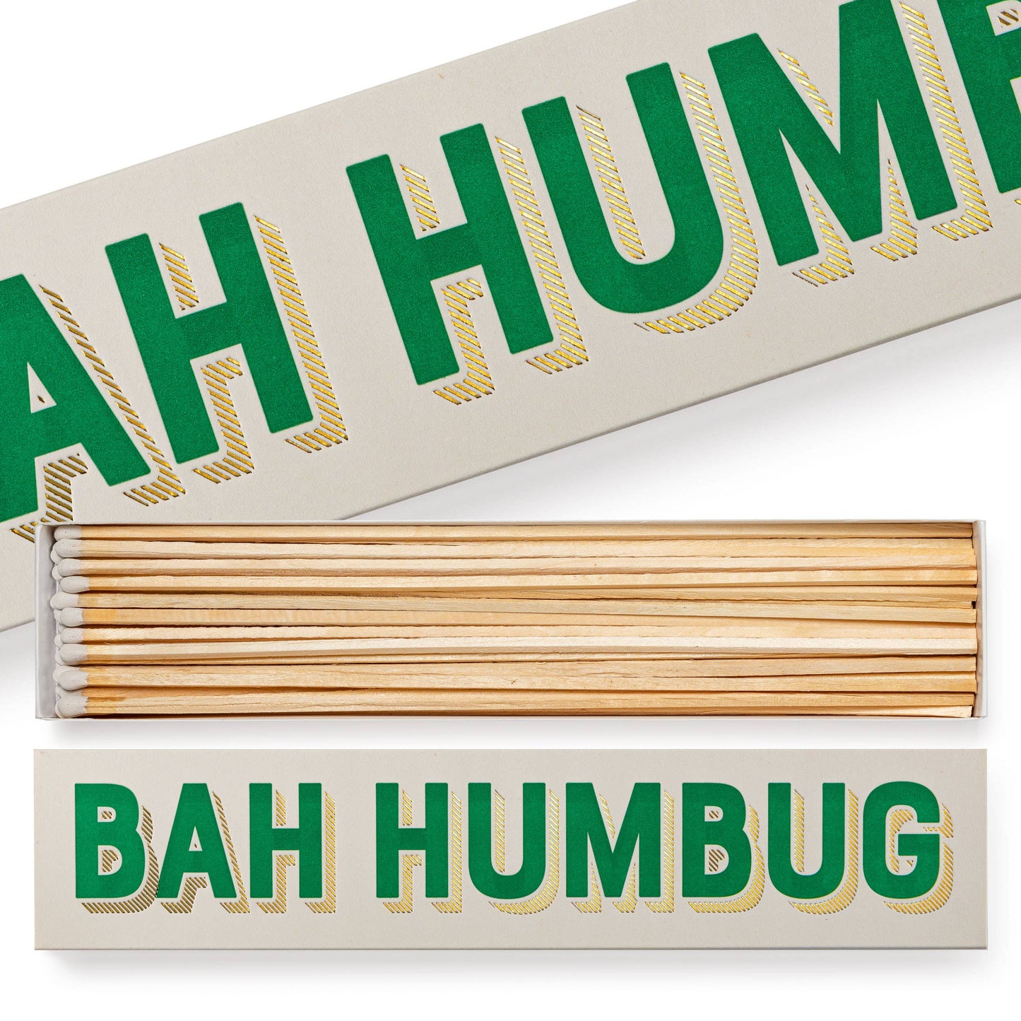 Bah Humbug Long Safety Matches 🎄
