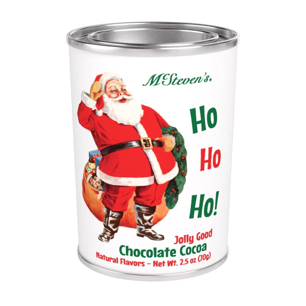 Vintage Santa Ho Ho Ho! Jolly Good Choc. Cocoa