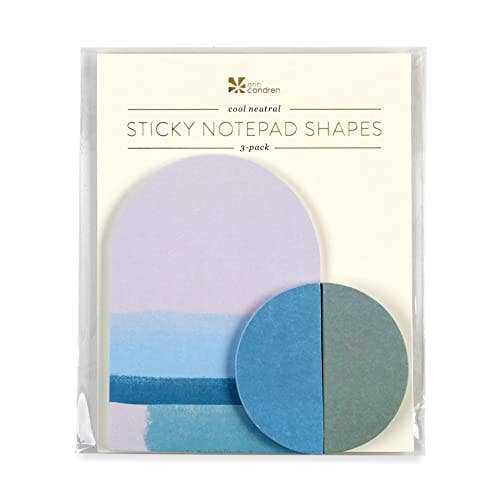 Sticky Notepad - 3 Pack, Cool Neutral