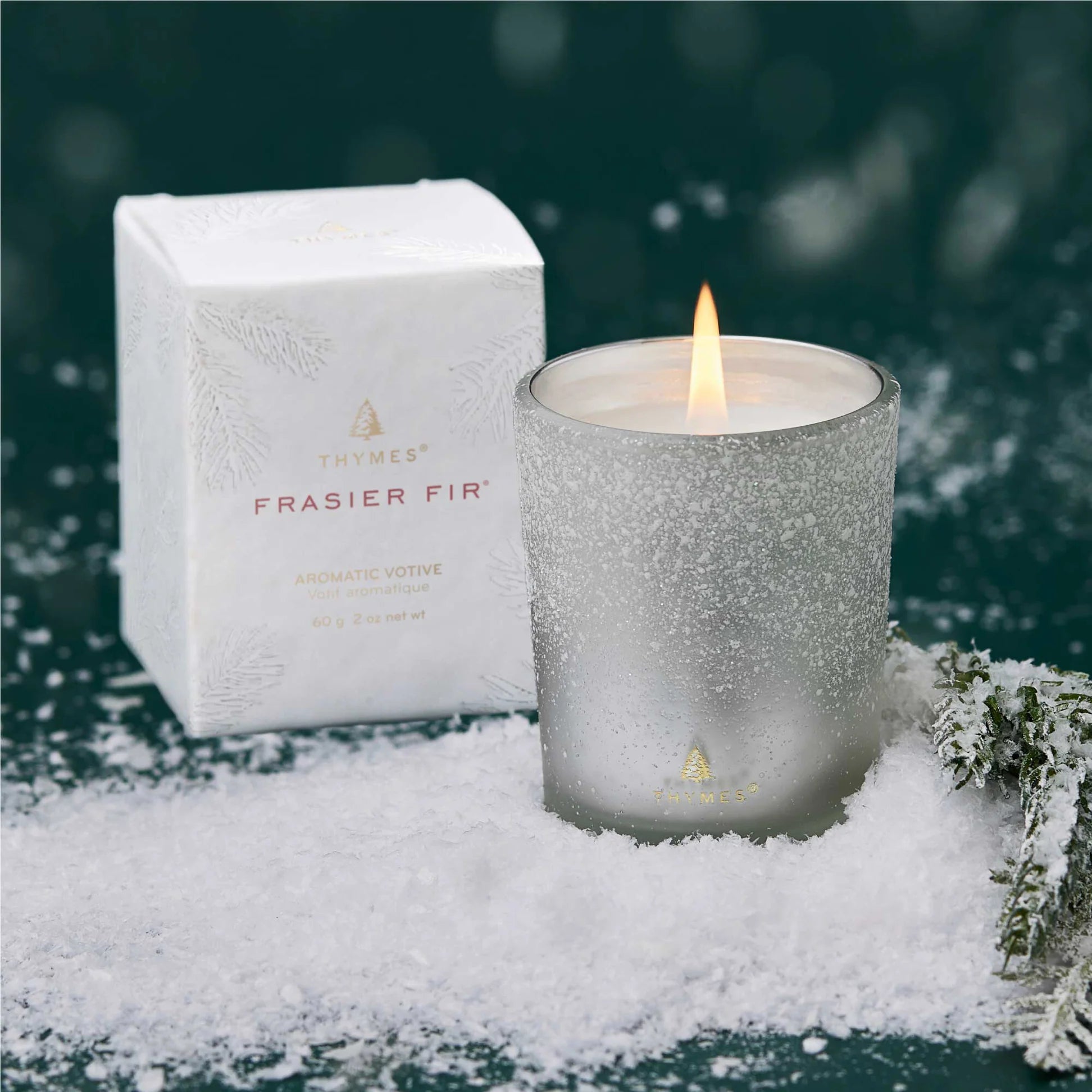 Frasier Fir Frosted Votive