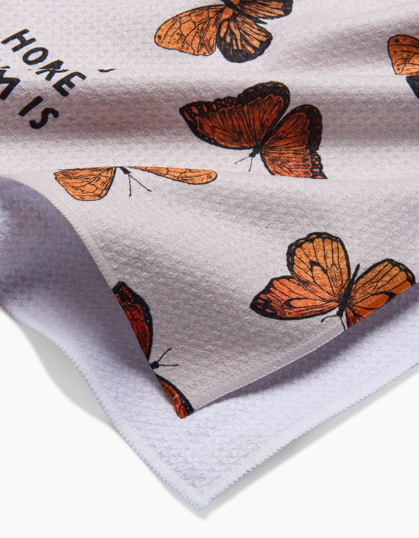 Geometry Flutter Love Tea Towel