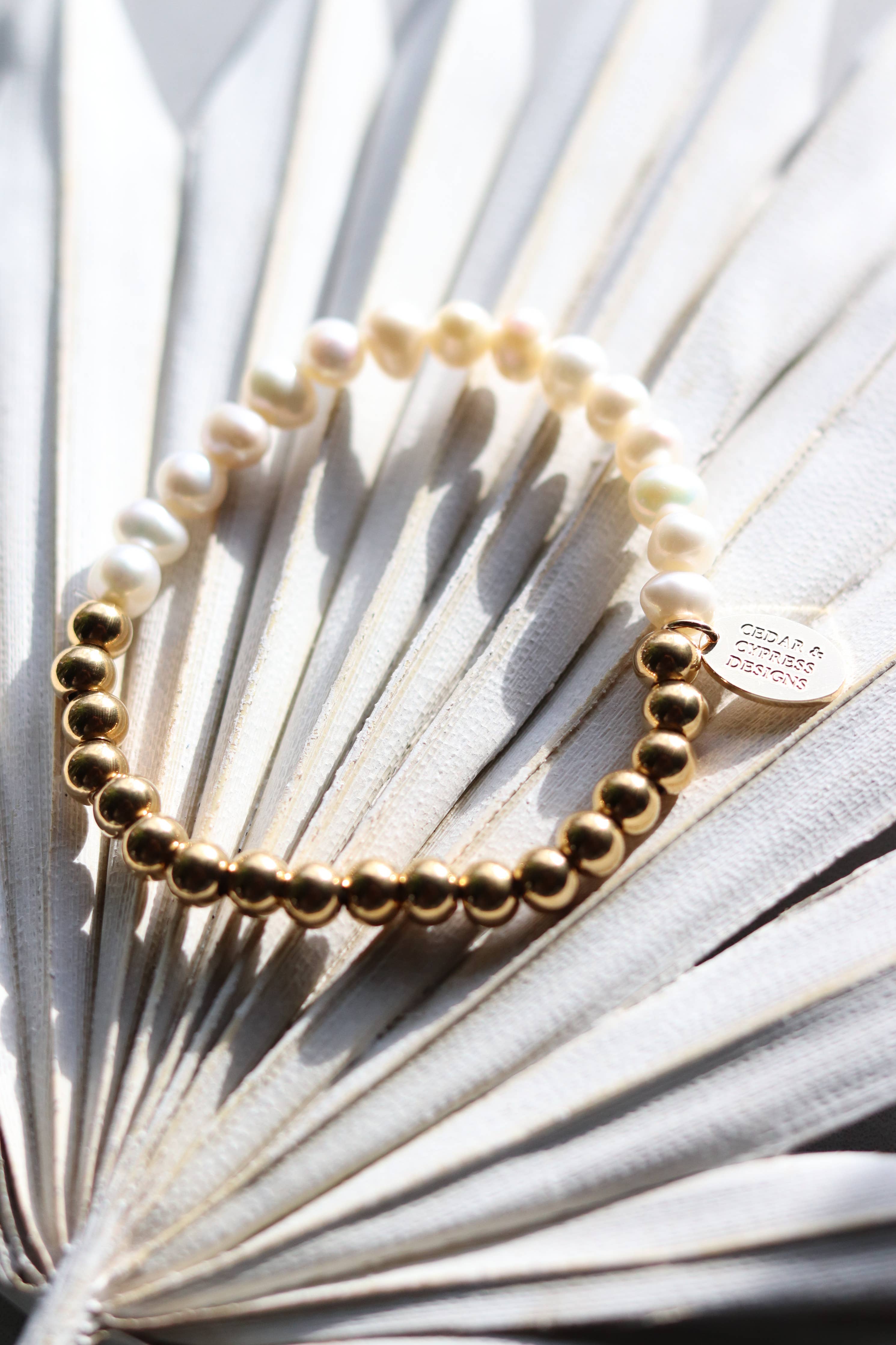 Half Pearl Bracelet - Water Resistant