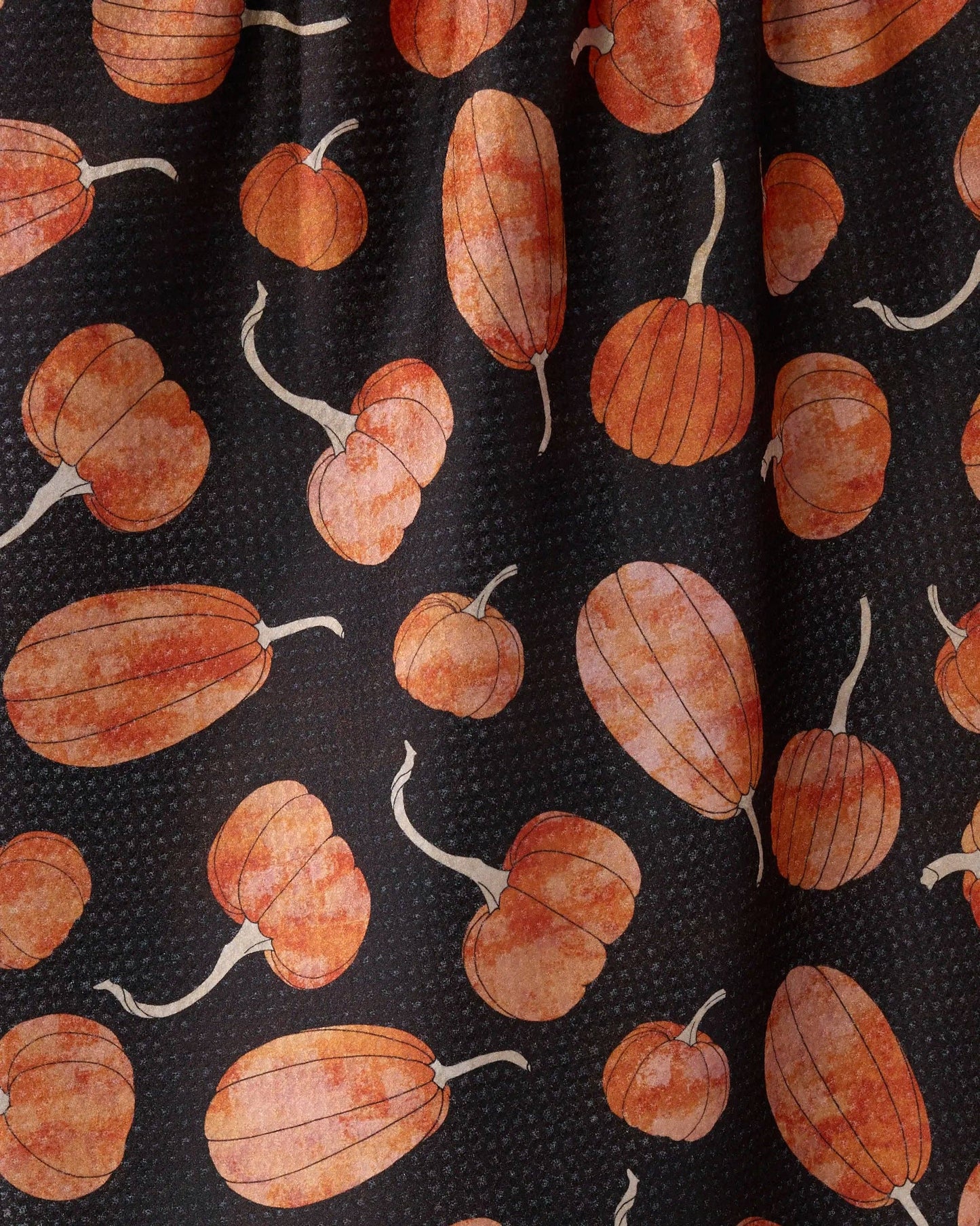 Geometry Pumpkin Hollow Tea Towel