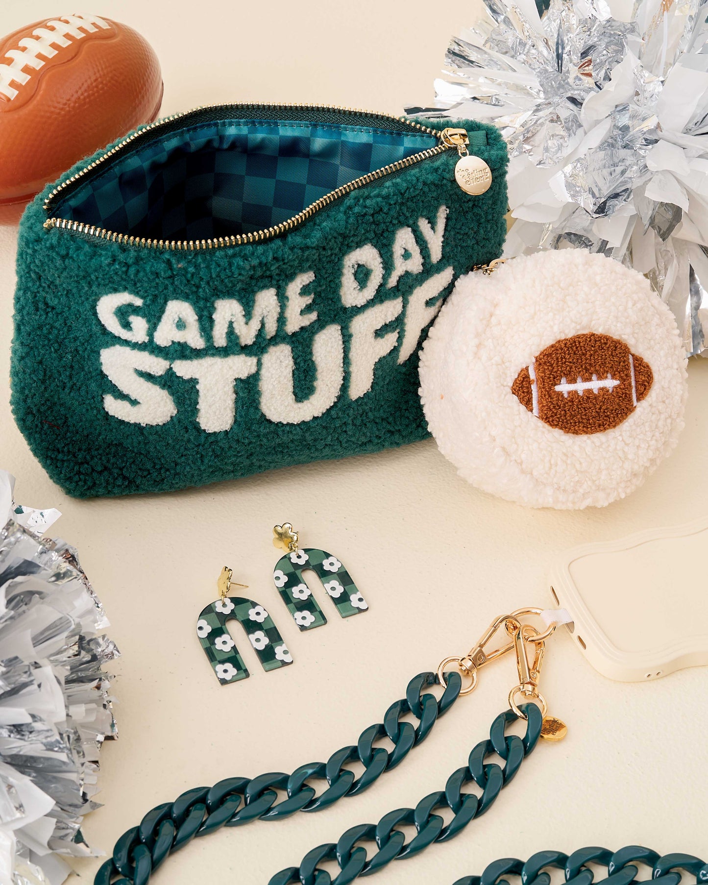 Teddy Football Pouch