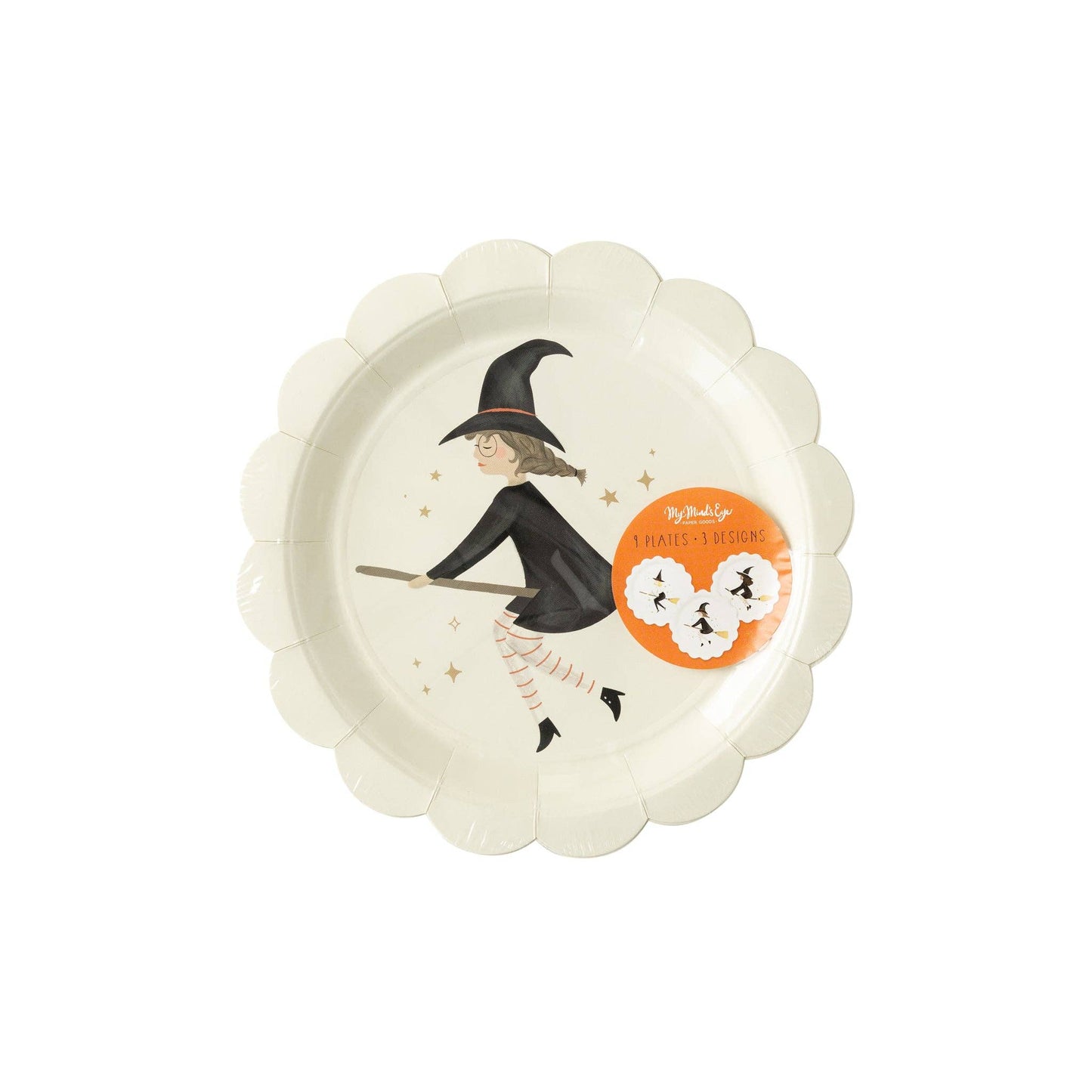 Witching Hour Witches Paper Plates
