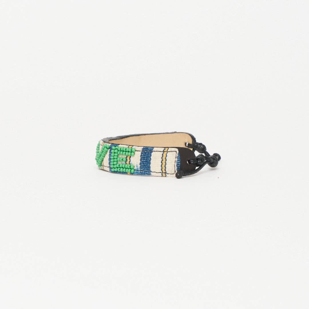 Ubuntu Life Green Love Bracelet