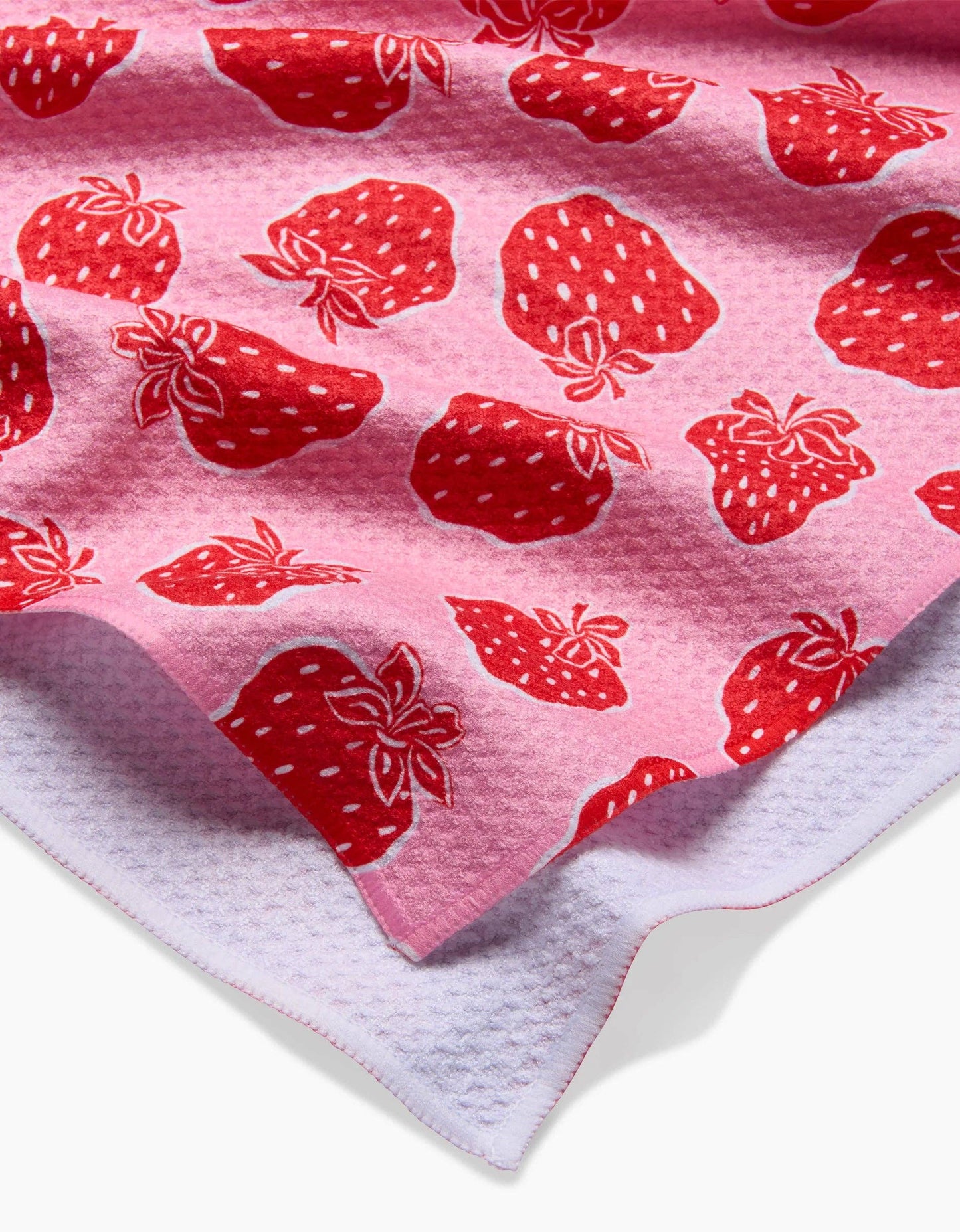 Geometry Strawberry Fields Tea Towel