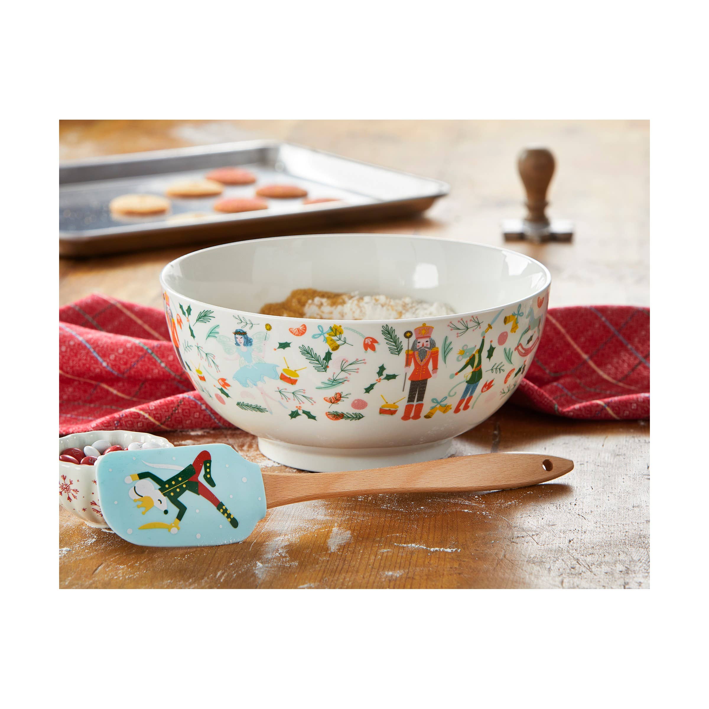 Nutcracker Bowl + Spatula Set