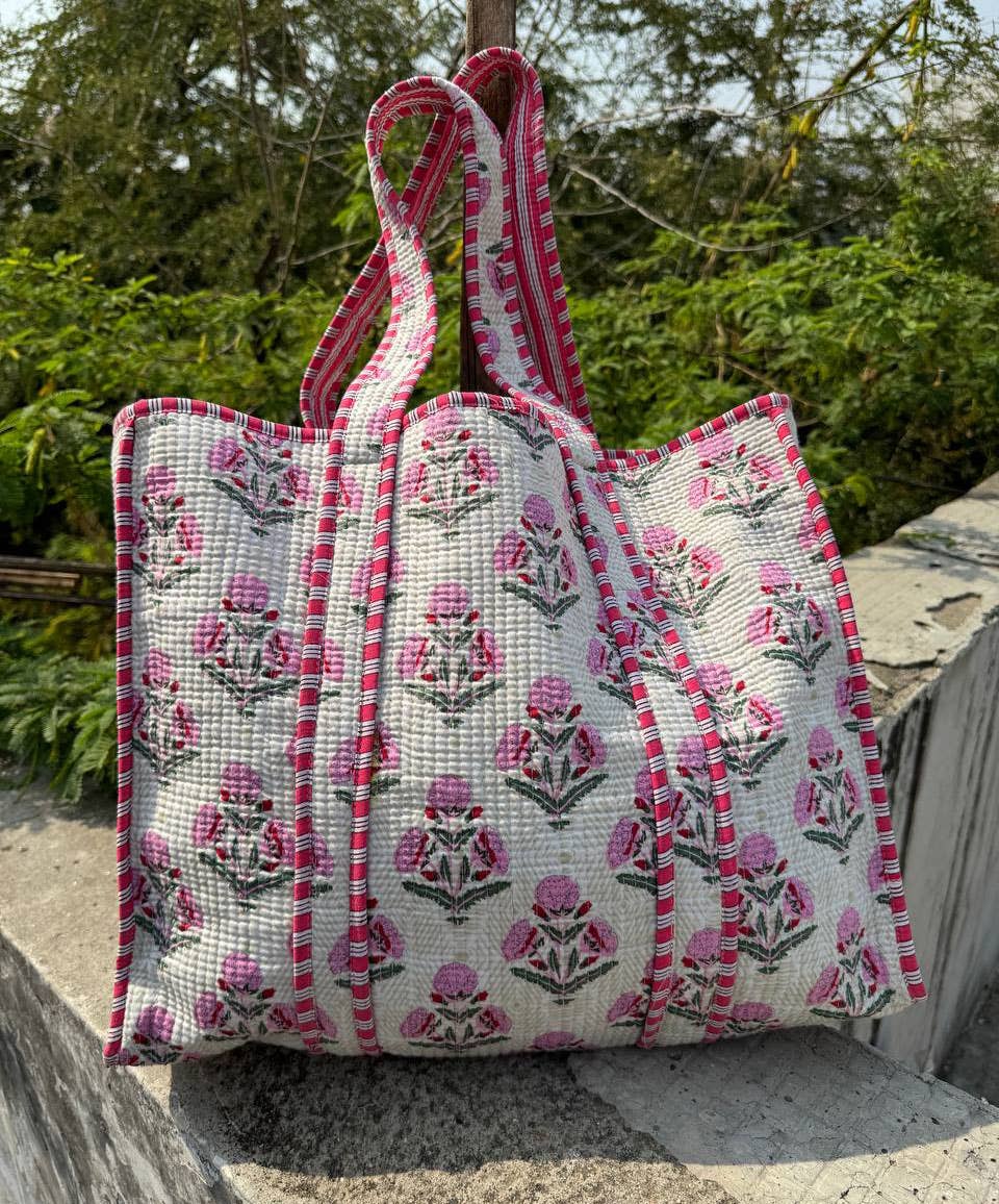 Assorted Cotton Quilted Bags