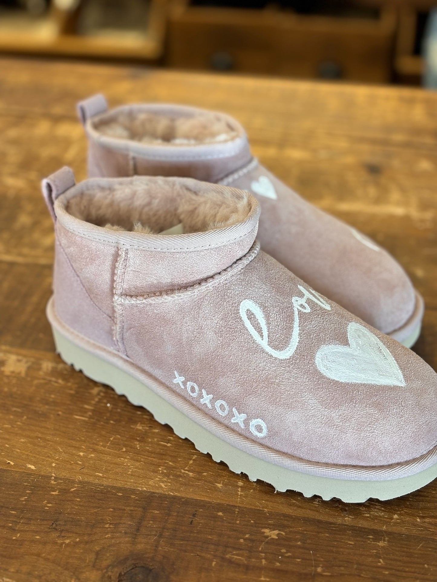Hand Painted Classic Ultra Mini Uggs