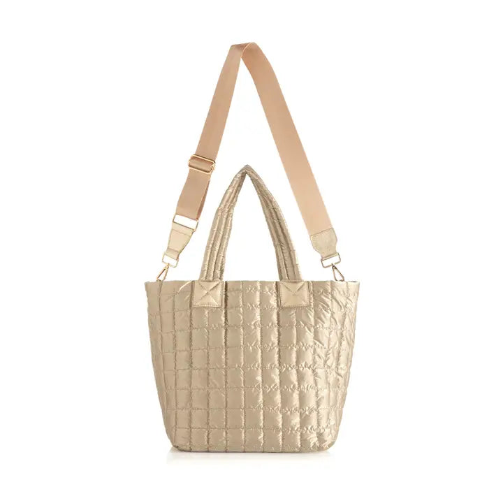 Logan Metallic Tote