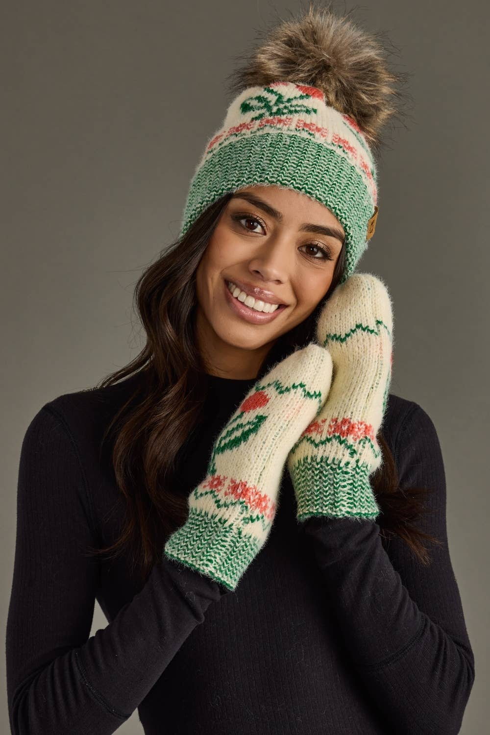 Cherry Pom Hat