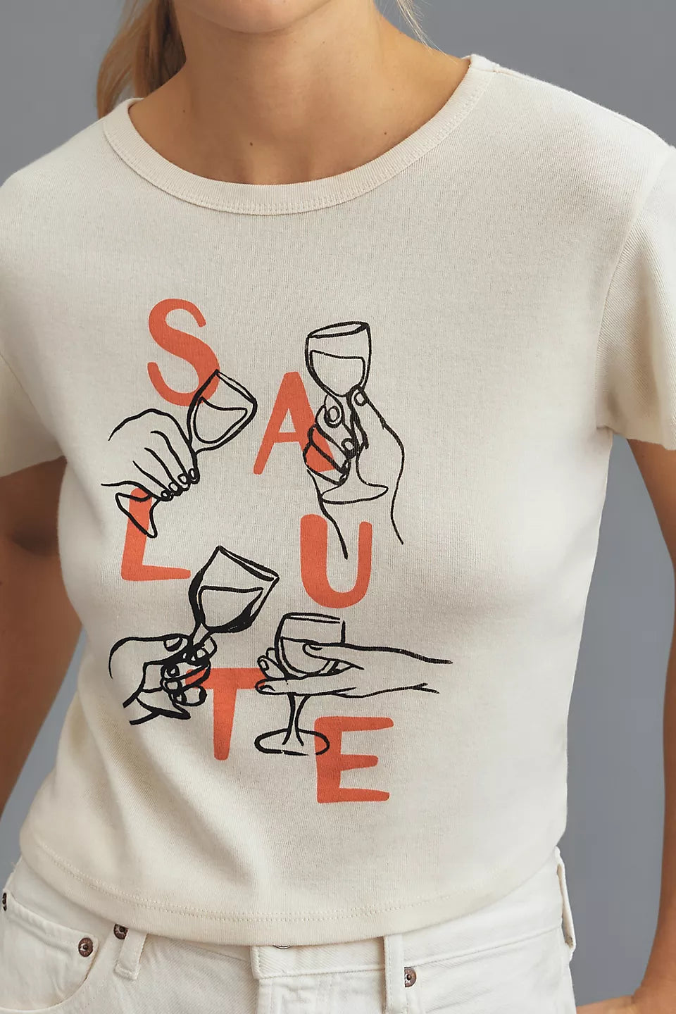 Salute Baby Tee