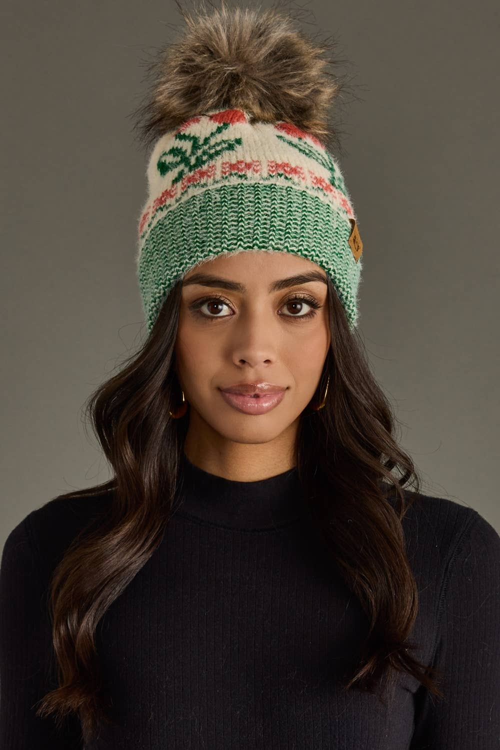 Cherry Pom Hat