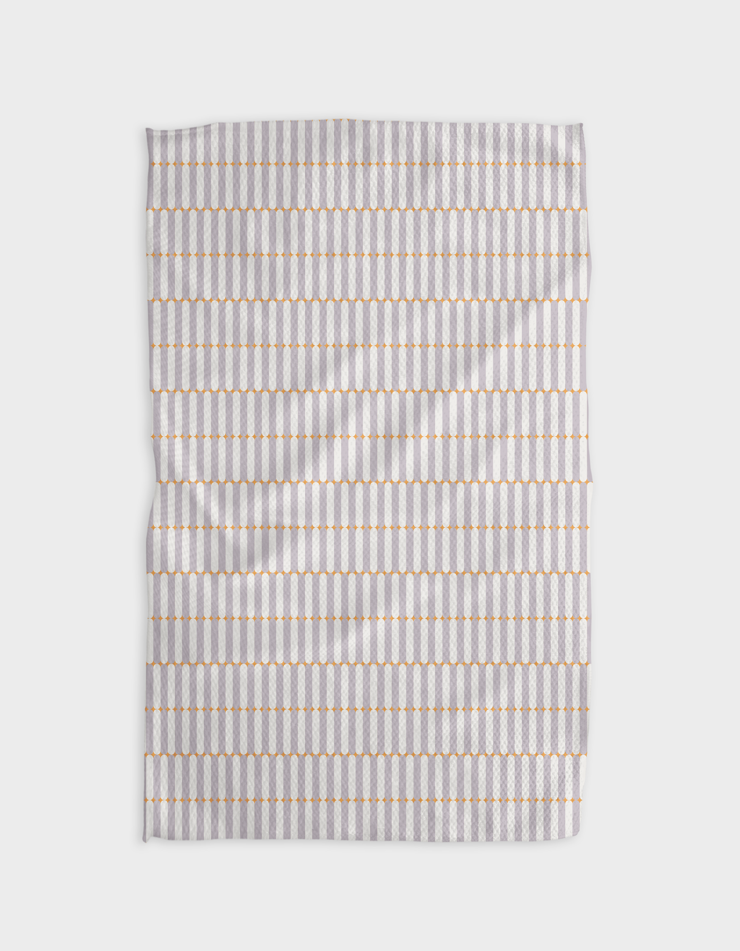 Geometry Rideaux Mandarine Kitchen Tea Towel
