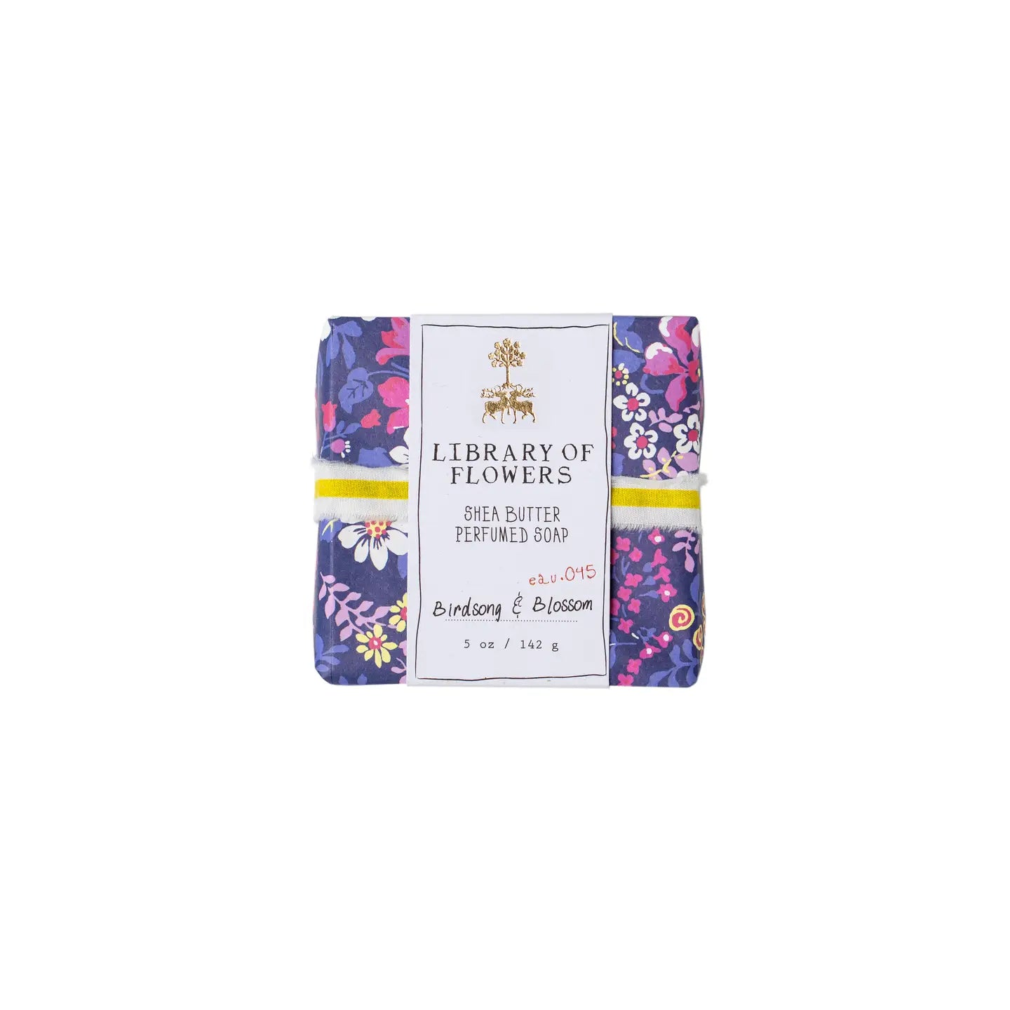 Library of Flowers Square Soap
