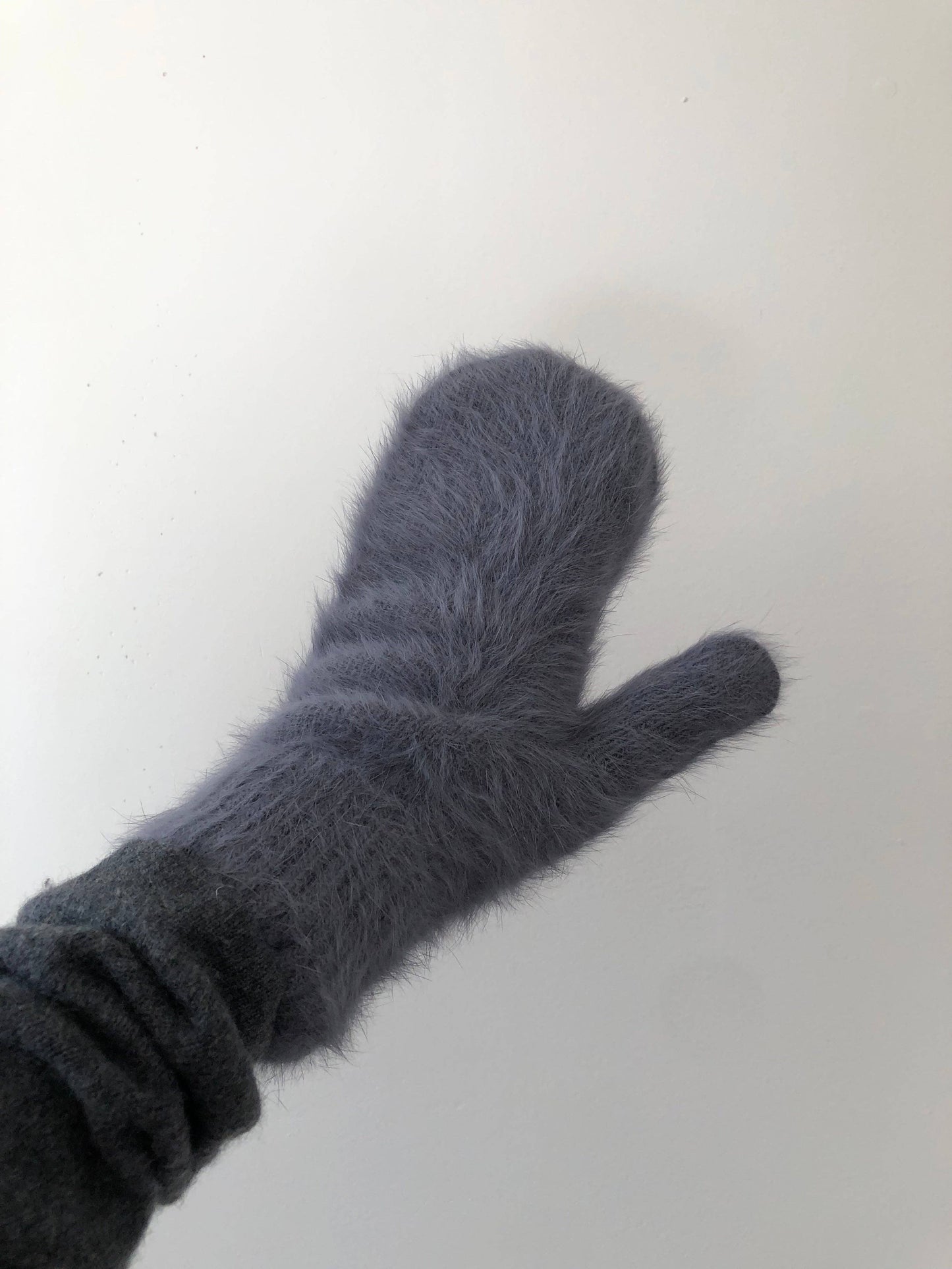Fluffy Angora Mittens