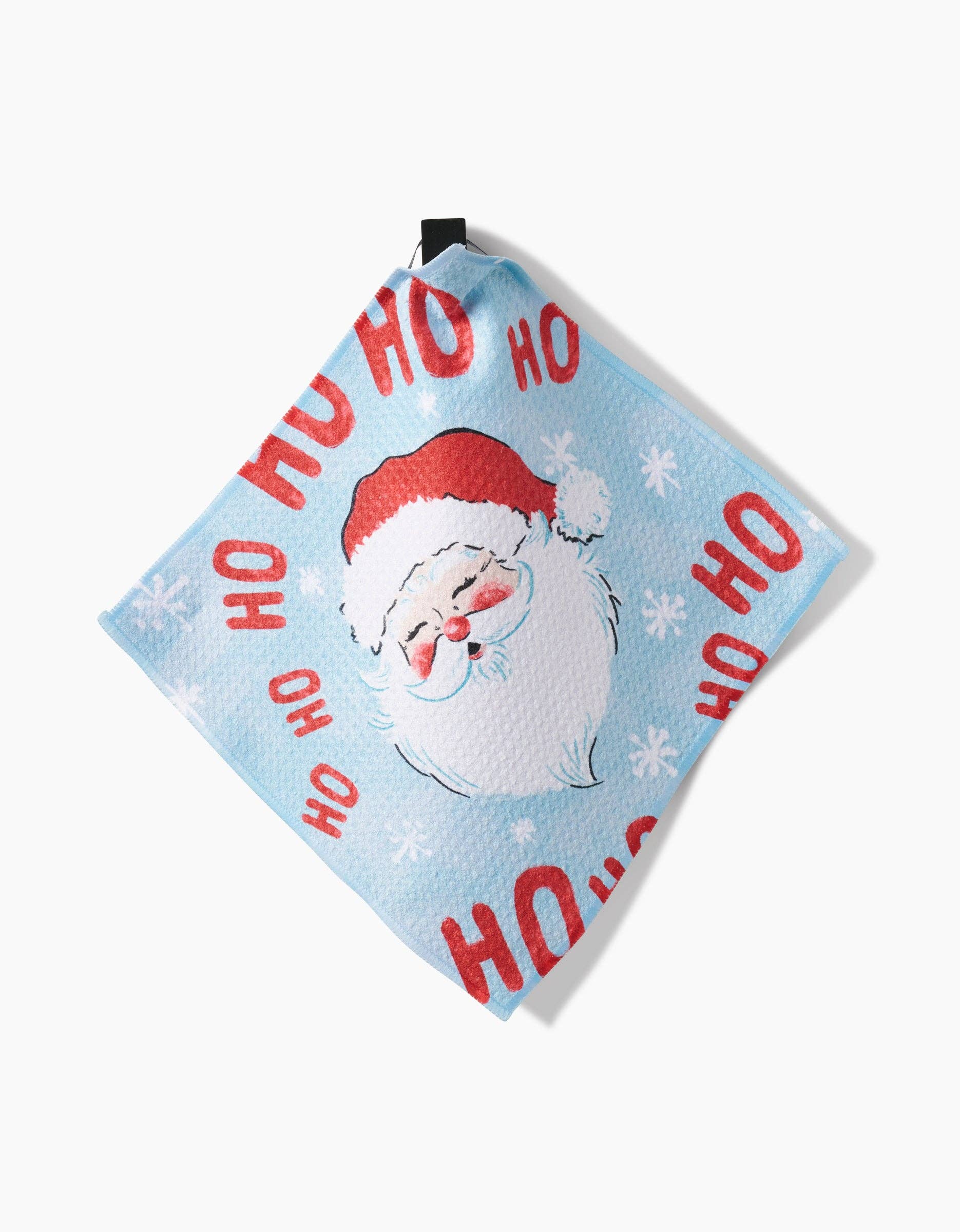Geometry Merry Santa Claus Dishcloth Set
