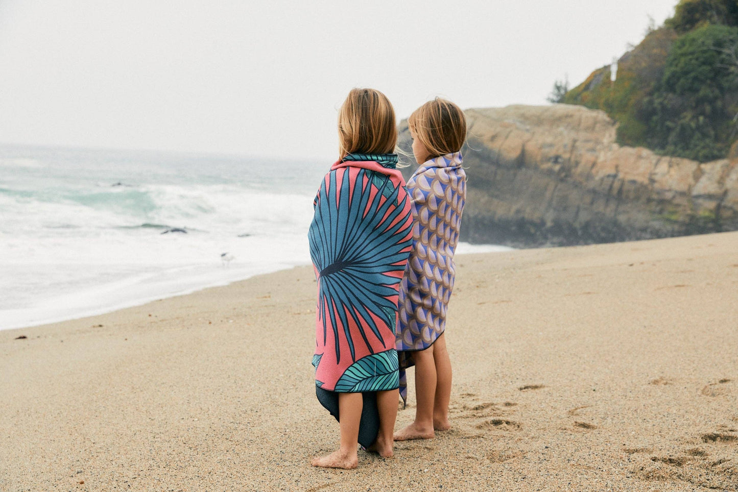 Geometry Jazzy Jungle Beach Towel