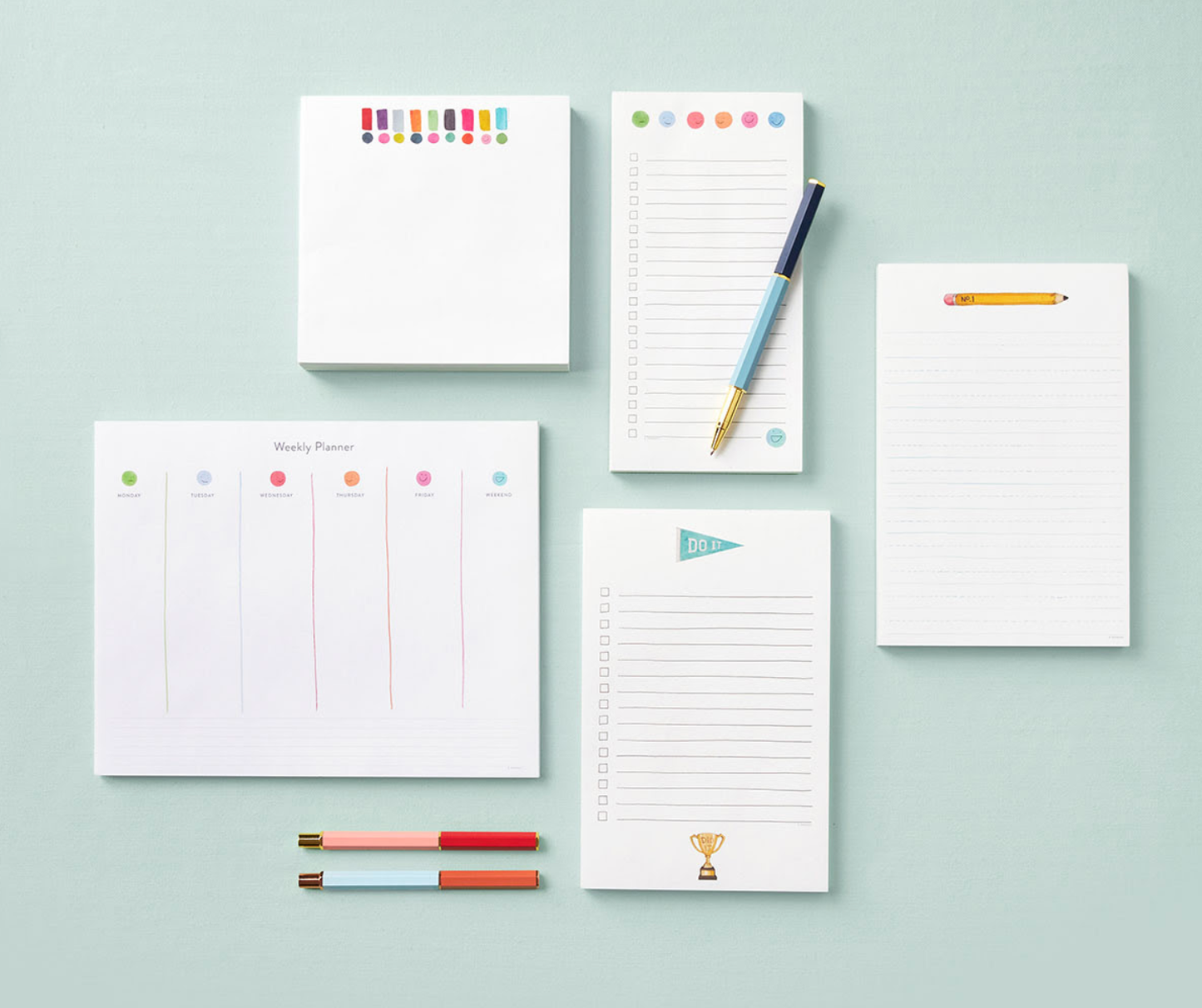 Milk And Bread Lined Notepad