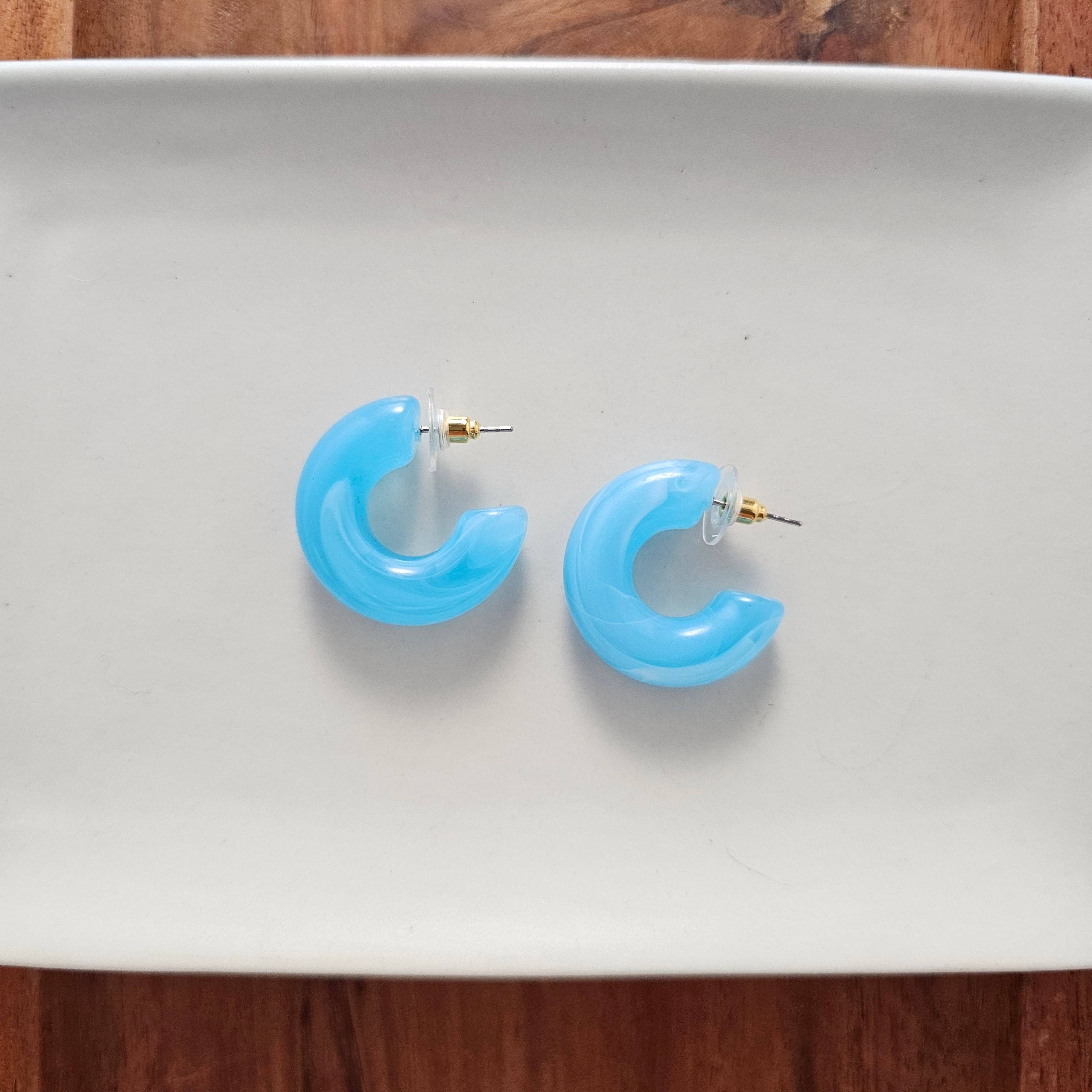 Pastel Chloe Hoops