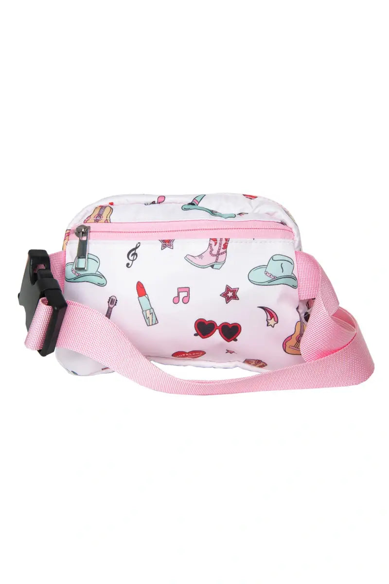 Music Girl Icons Belt Bag
