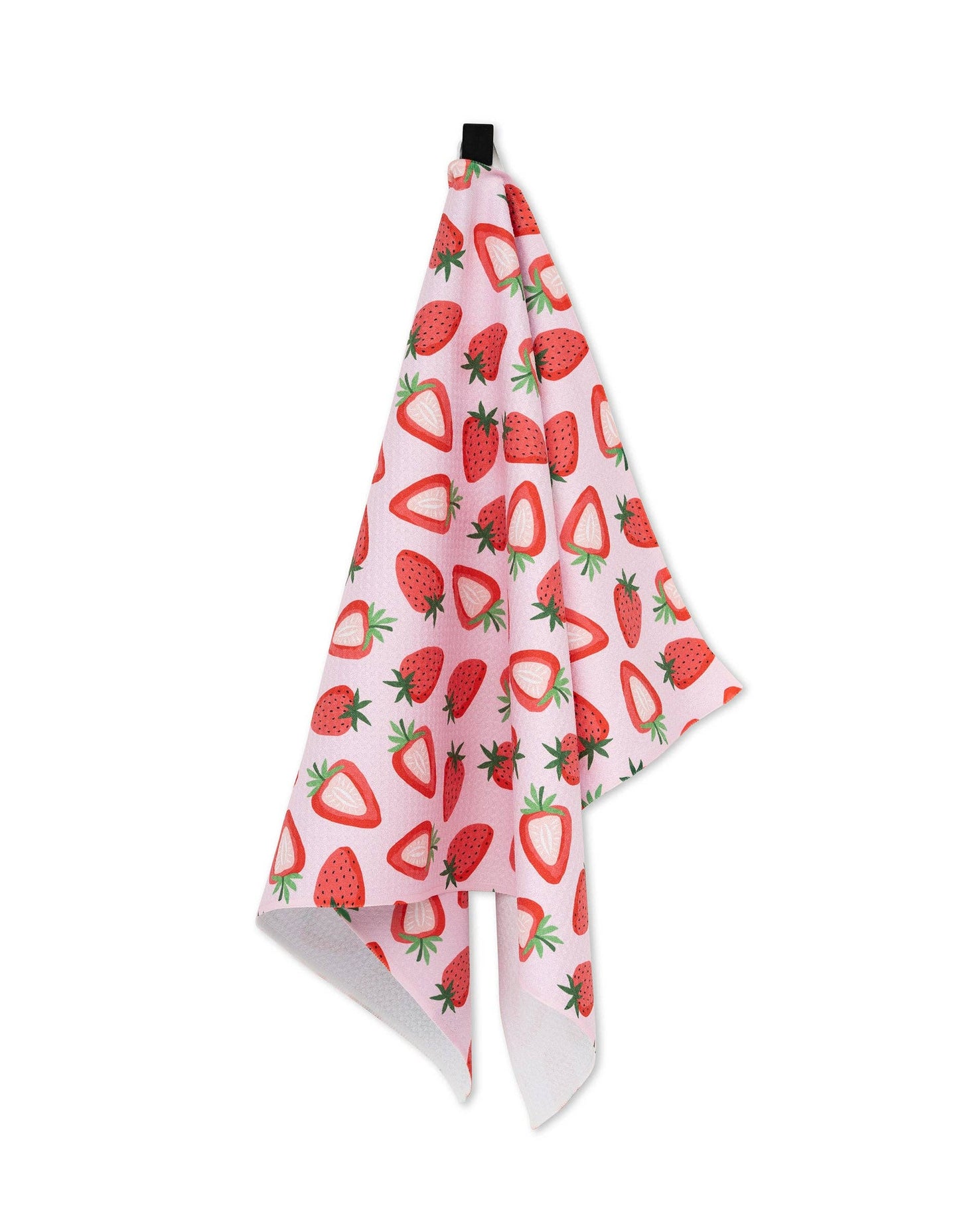 Geometry Sweet Strawberry Kitchen Tea Towel