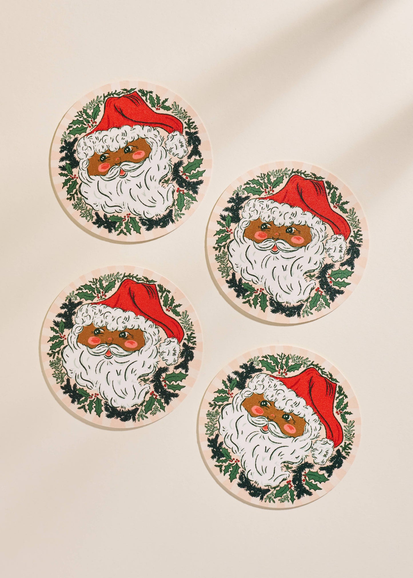 Santa Coasters