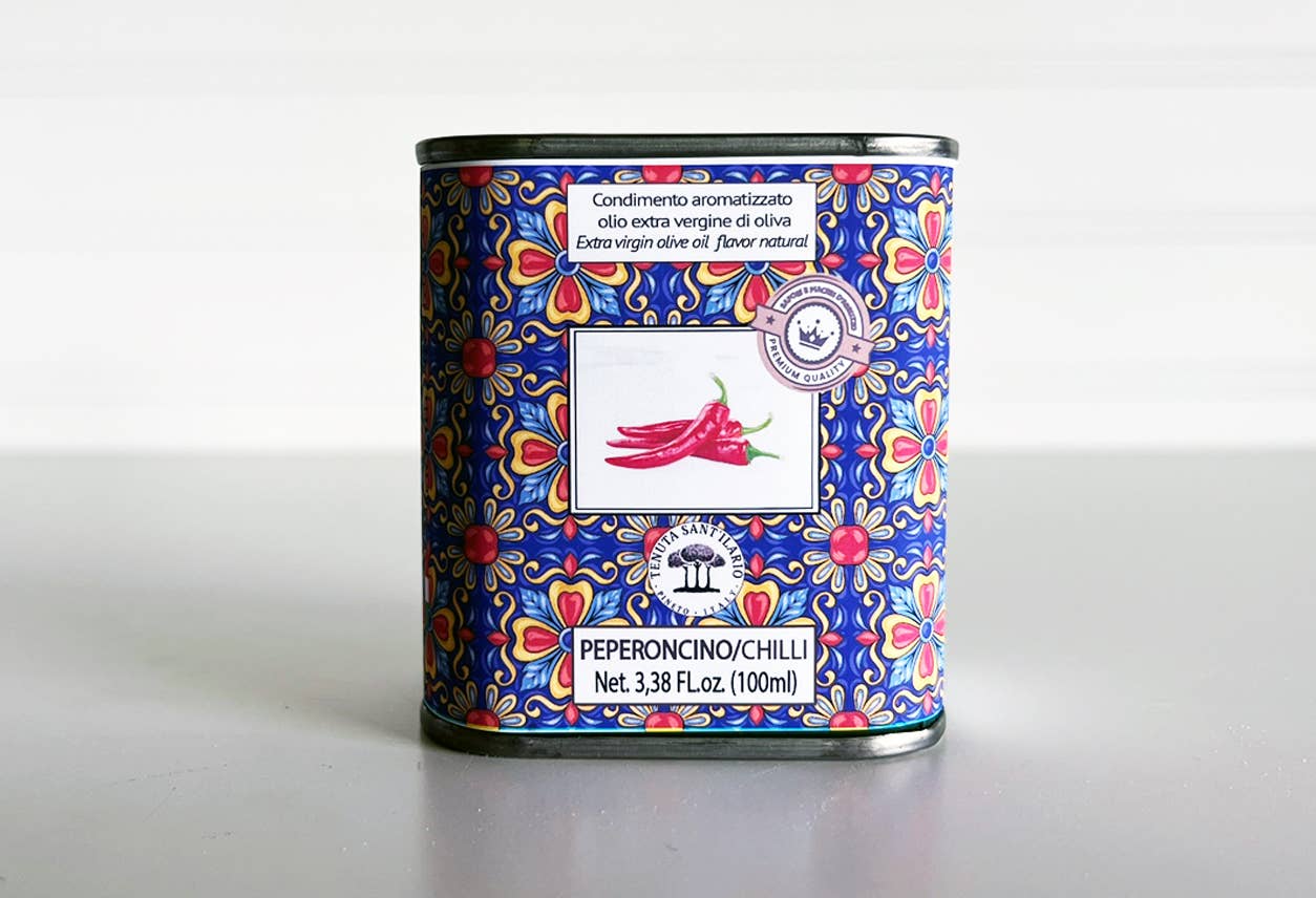 Italian Infused Olive Oil in Tin