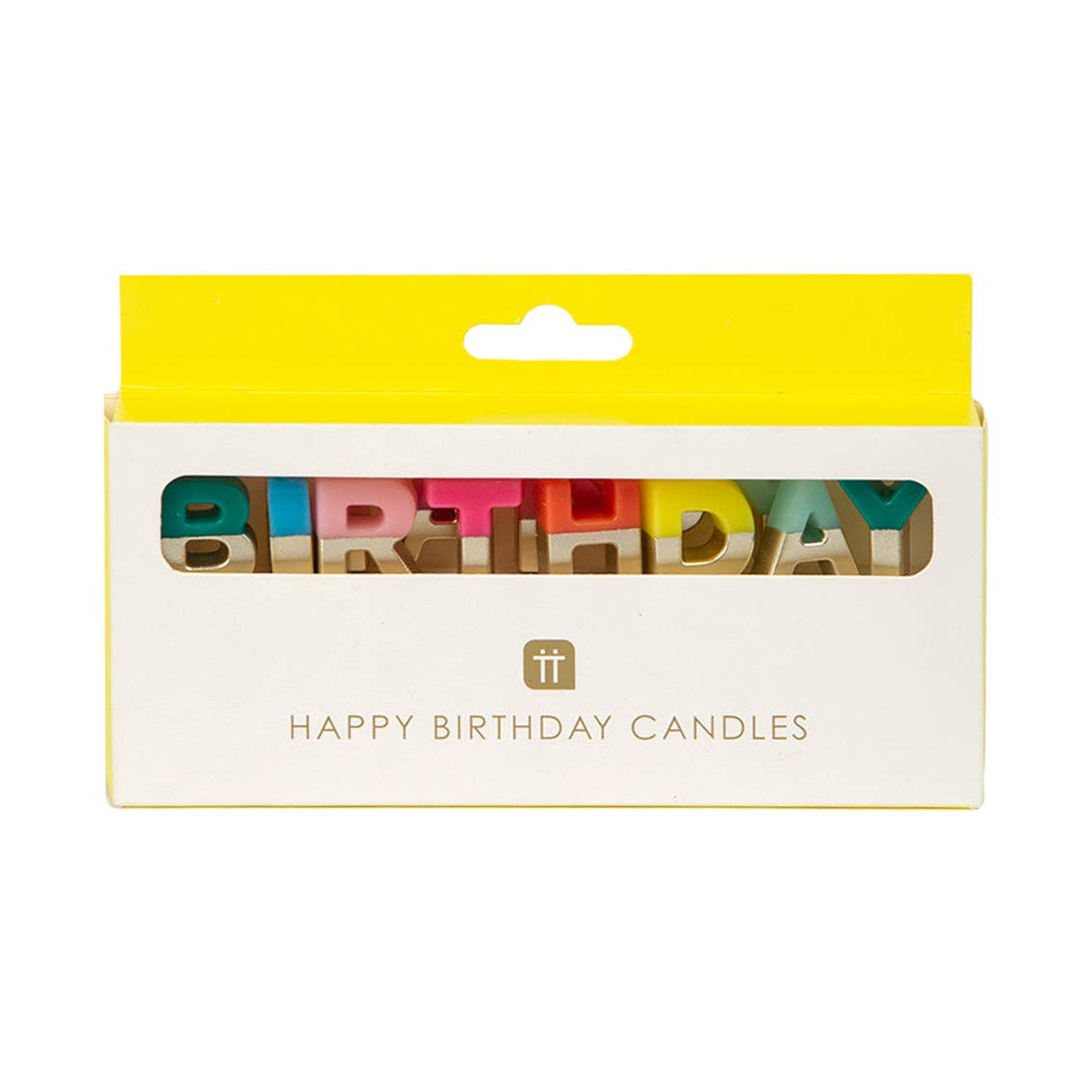 Talking Tables USA - Home, Birthday, Games & Seasonal Decor - Rainbow Happy Birthday Candles | Cake Candle |