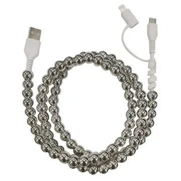 Beaded 2 in 1 Phone Charger