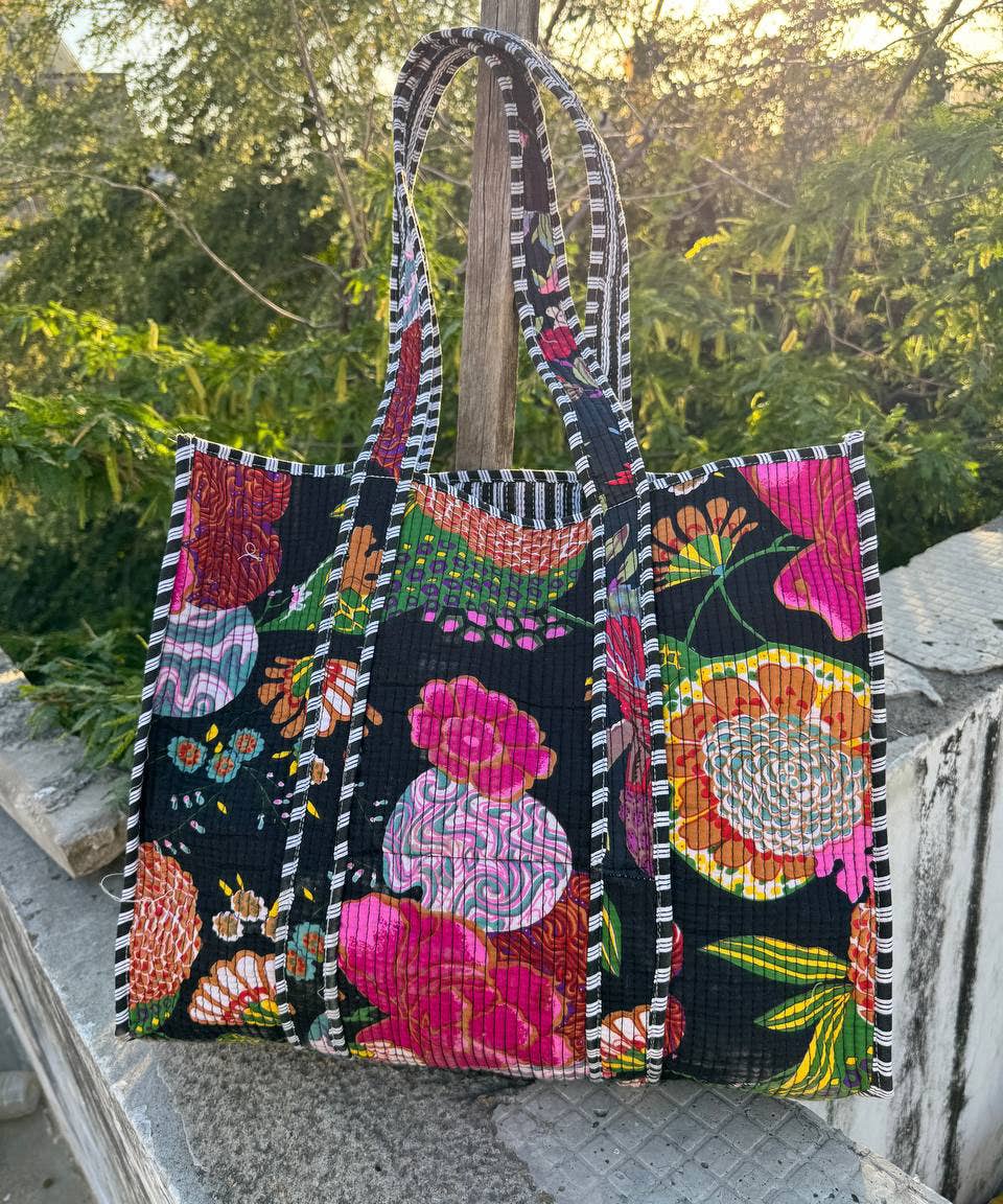 Assorted Cotton Quilted Bags