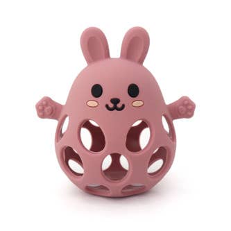 Silicone 3D Funny Bunny Teether